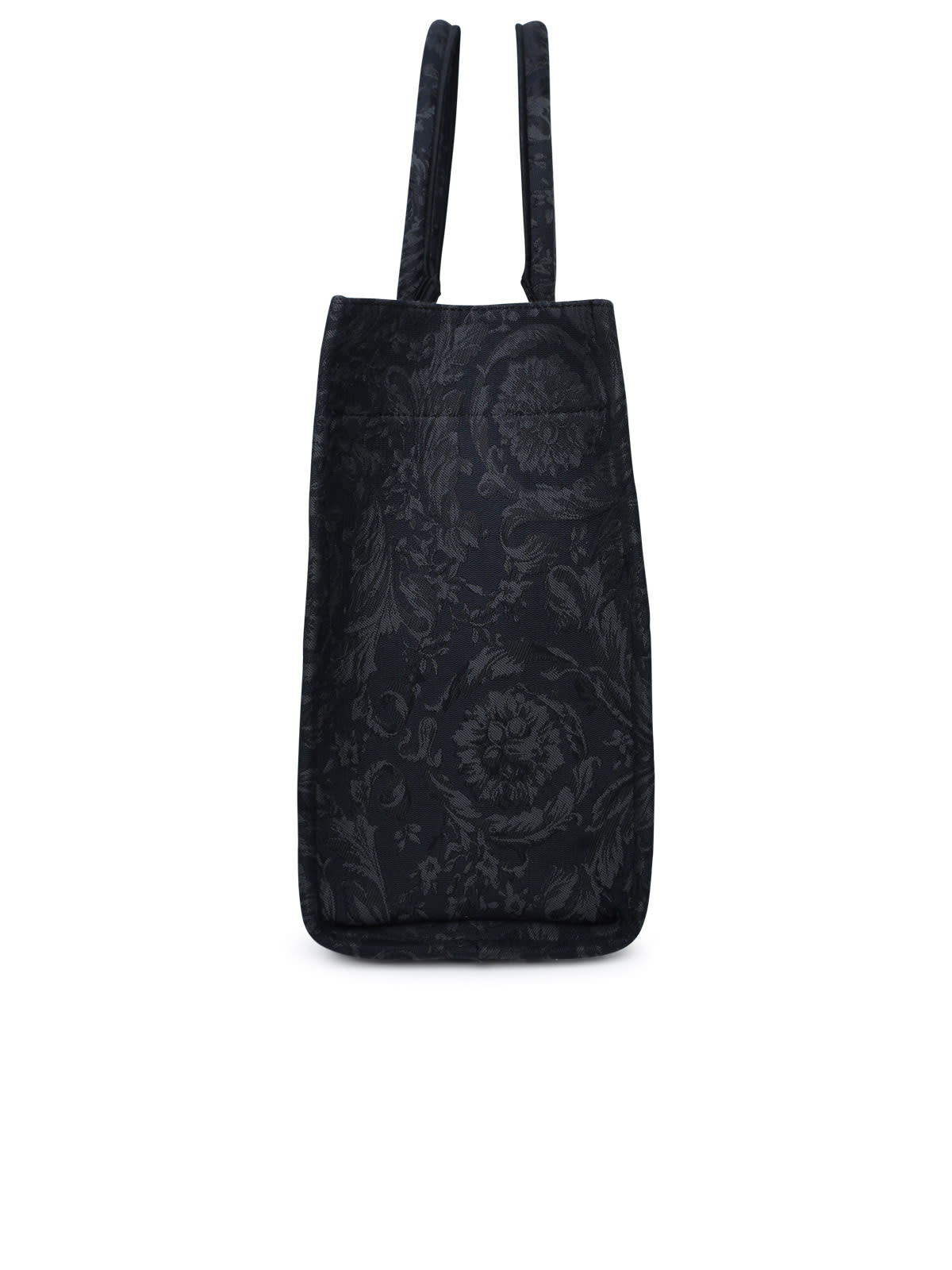 Shop Versace Black Fabric Bag