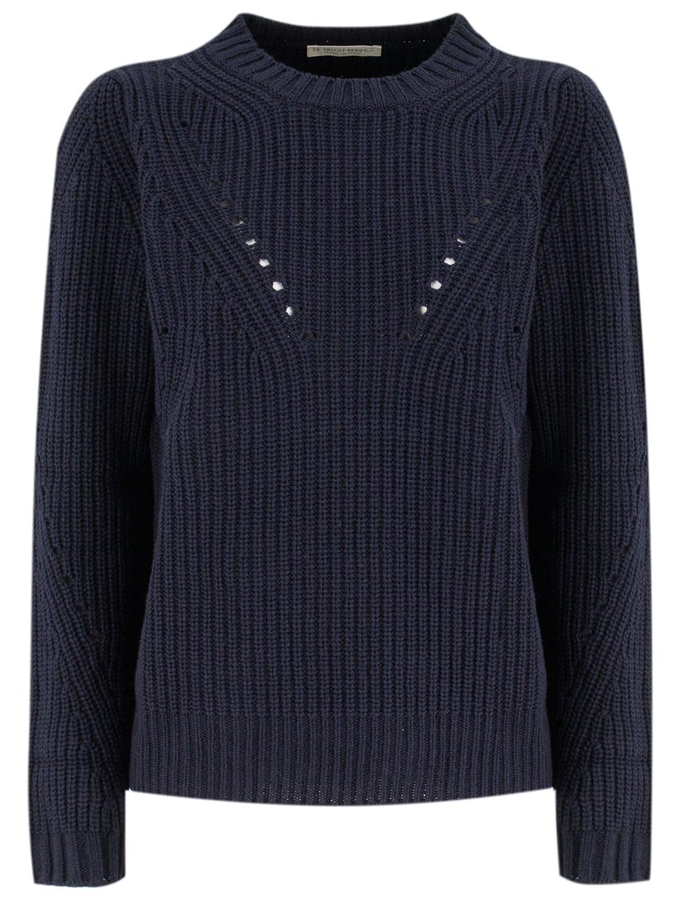 Shop Le Tricot Perugia Jumper In Dark Blue