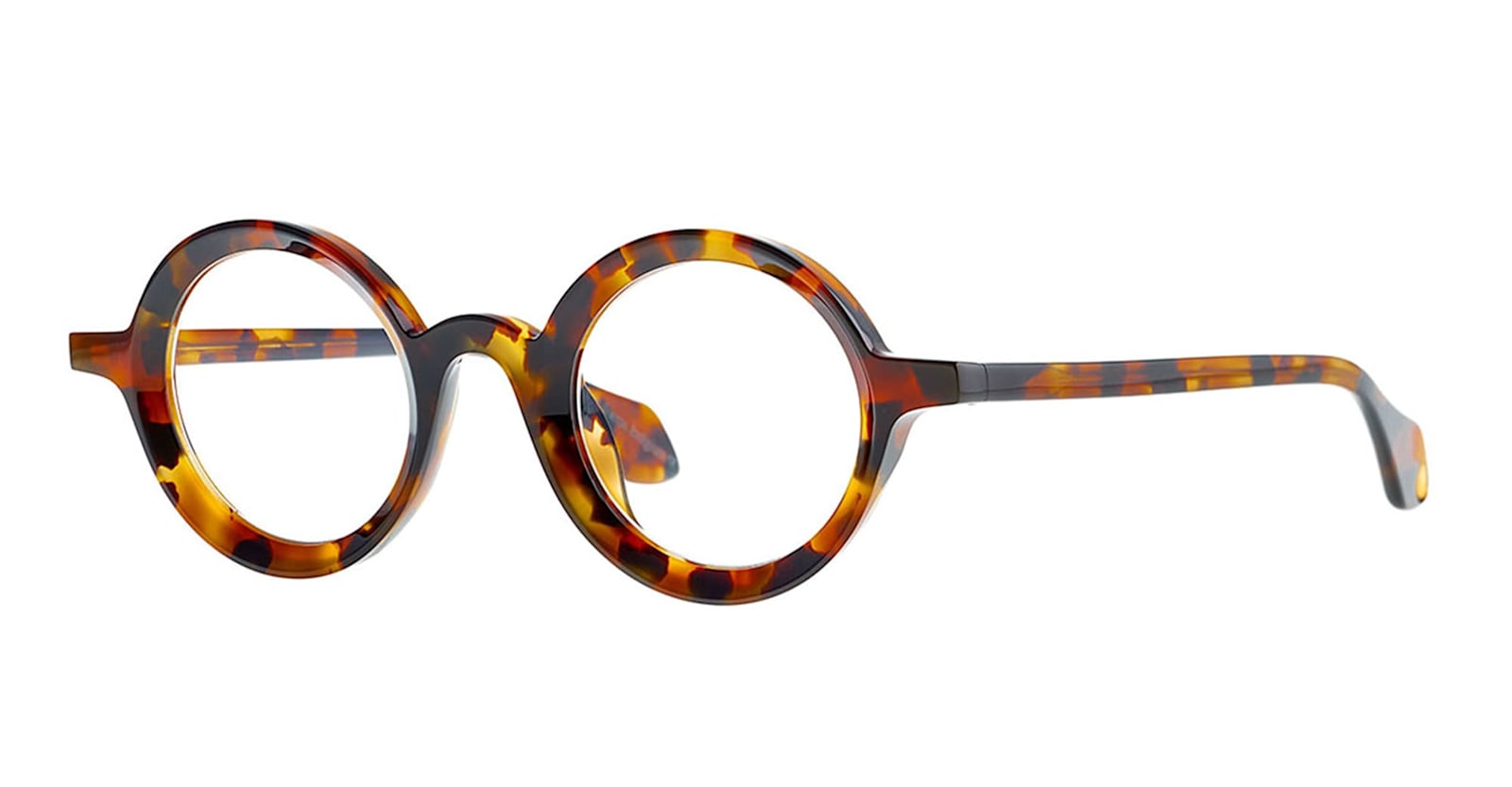 Theo Eyewear Mille+88 4 - Brown Dalmatian Rx Glasses