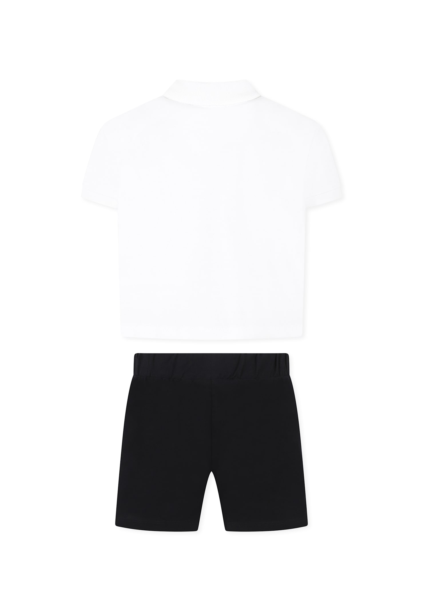 Richmond White Suit For Girl With Logo In White