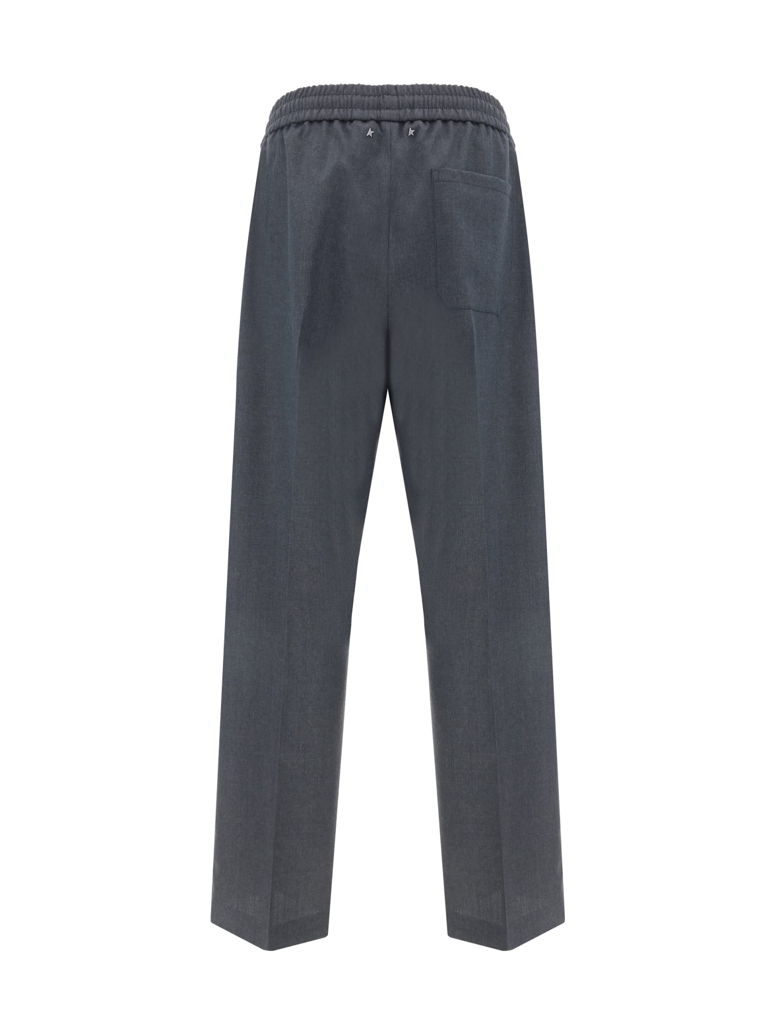 Shop Golden Goose Pants In Antracite/melange