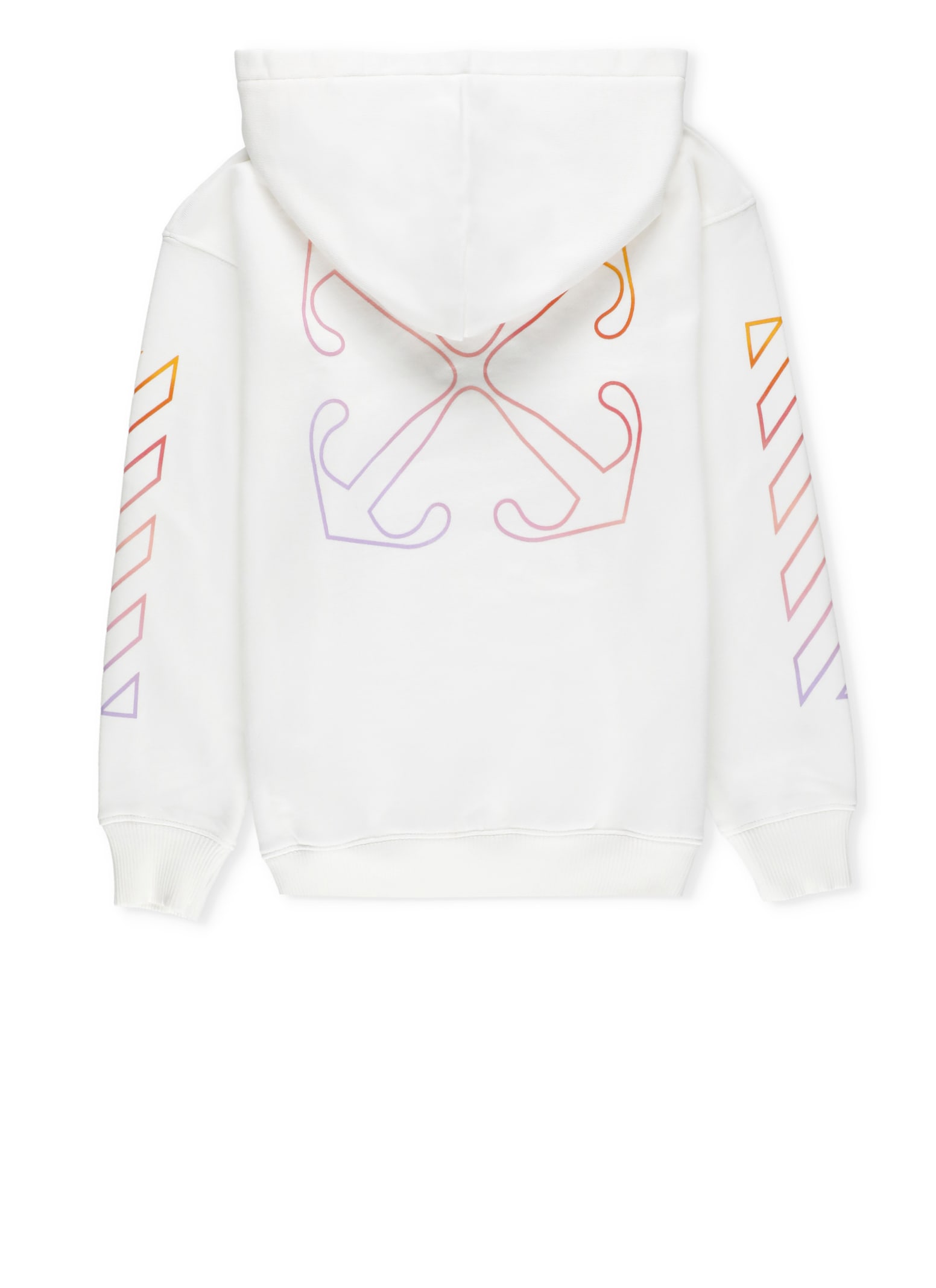 Shop Off-white Hoodie With Print In White