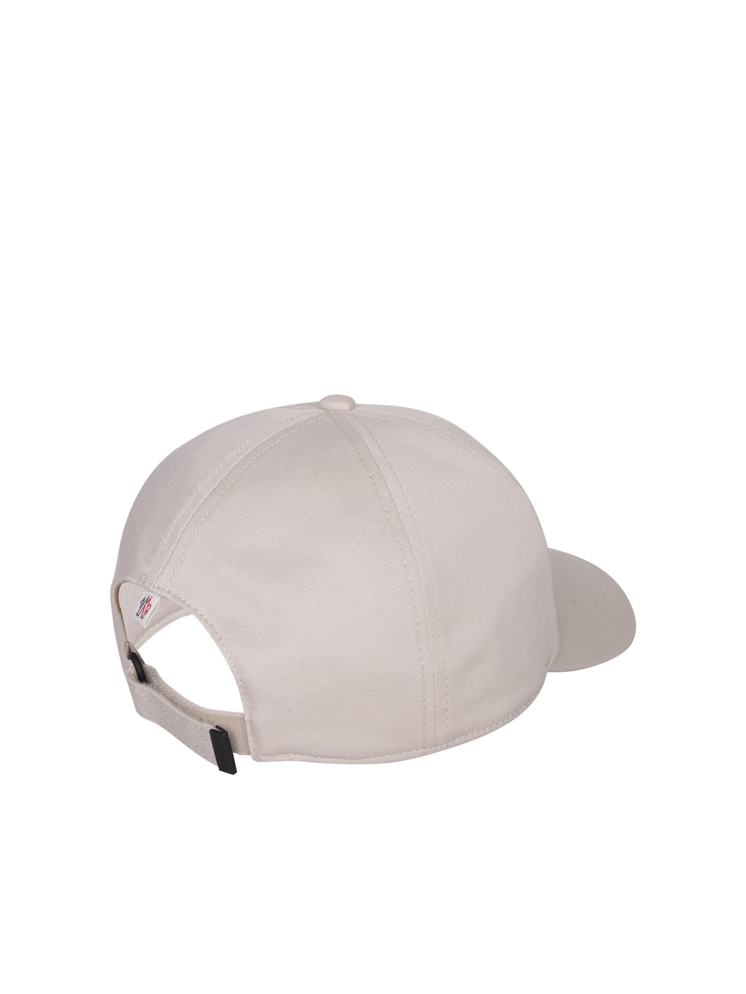 Shop Moncler White Baseball Cap