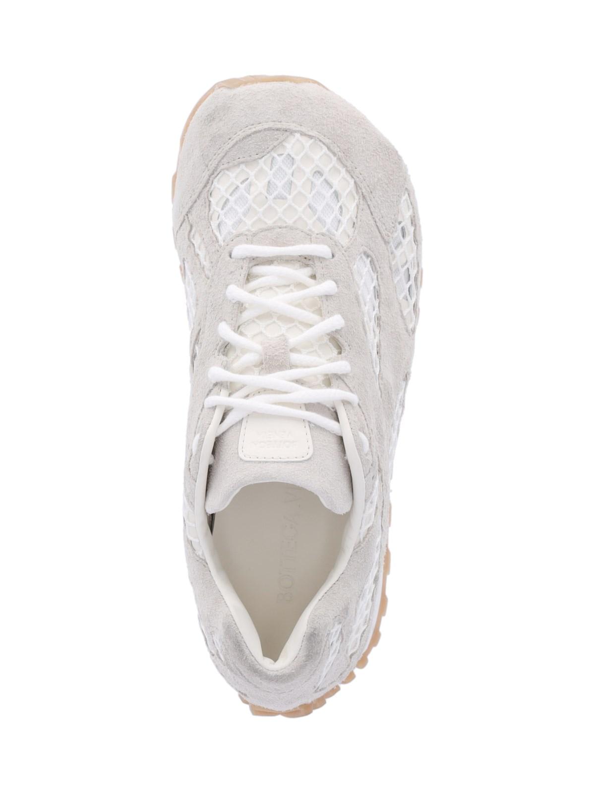 Shop Bottega Veneta Orbit Sneakers In Bianco