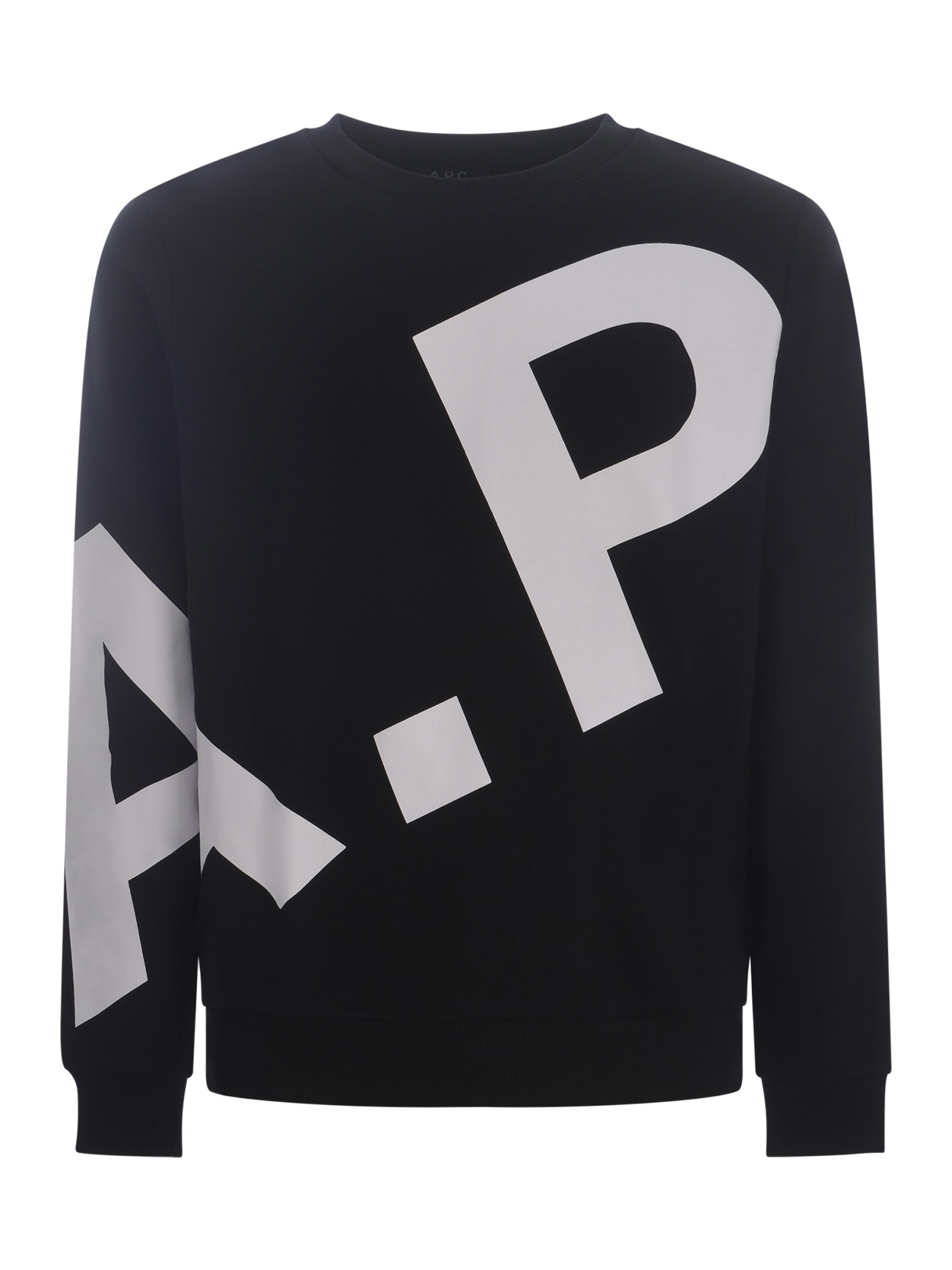 Apc Sweatshirt A.p.c. Cory Made Of Cotton In Nero