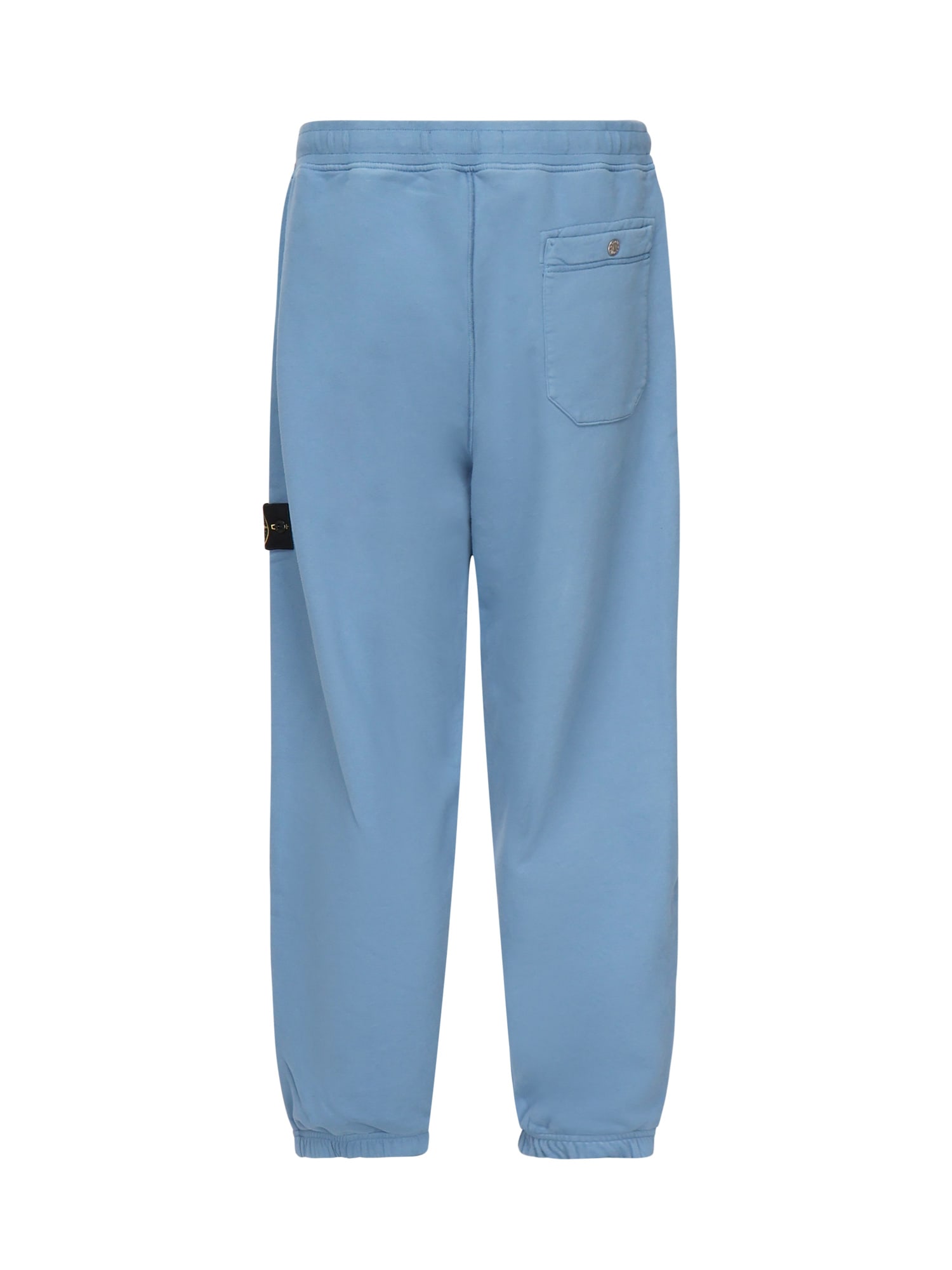 Stone Island Joggers With Logo In Blue