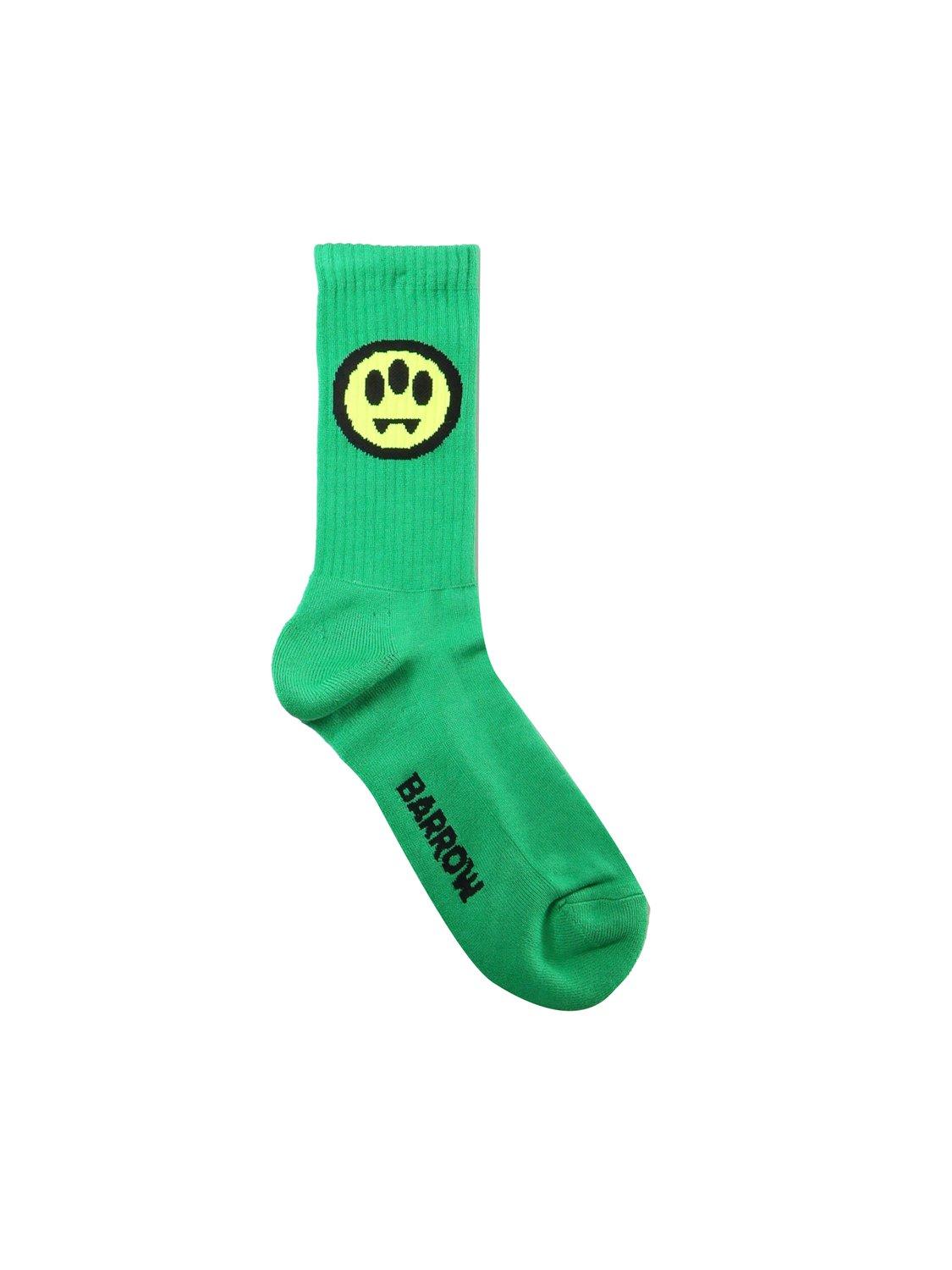 Logo-intarsia Ribbed Socks