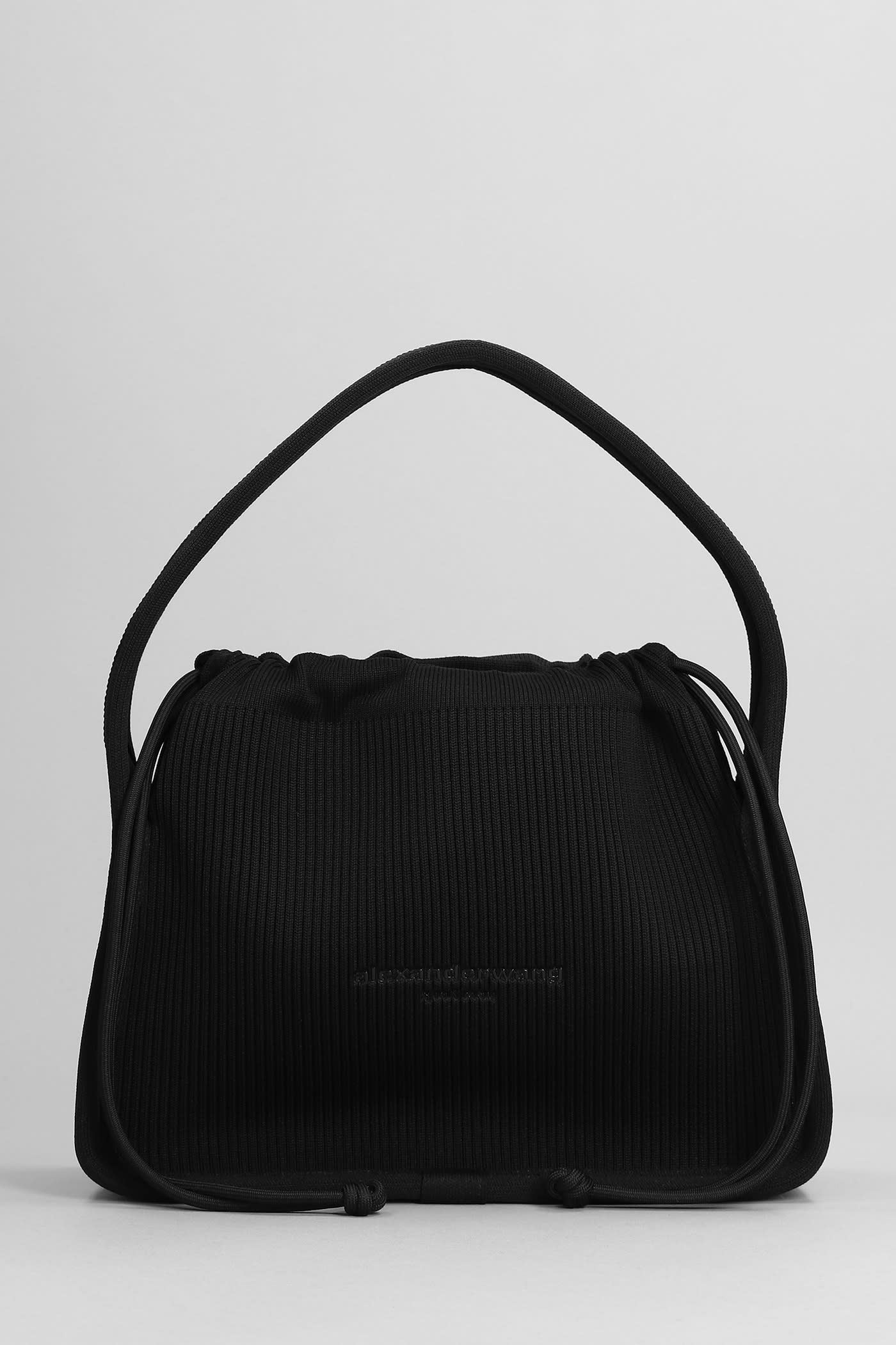 Shop Alexander Wang Ryan Hand Bag In Black Polyester
