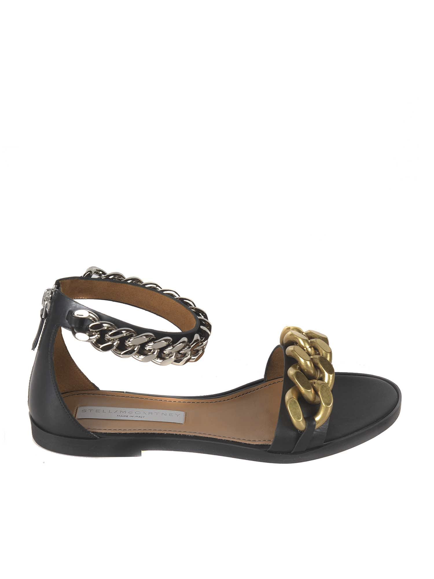 Stella McCartney Falabella Chain Detail Sandals