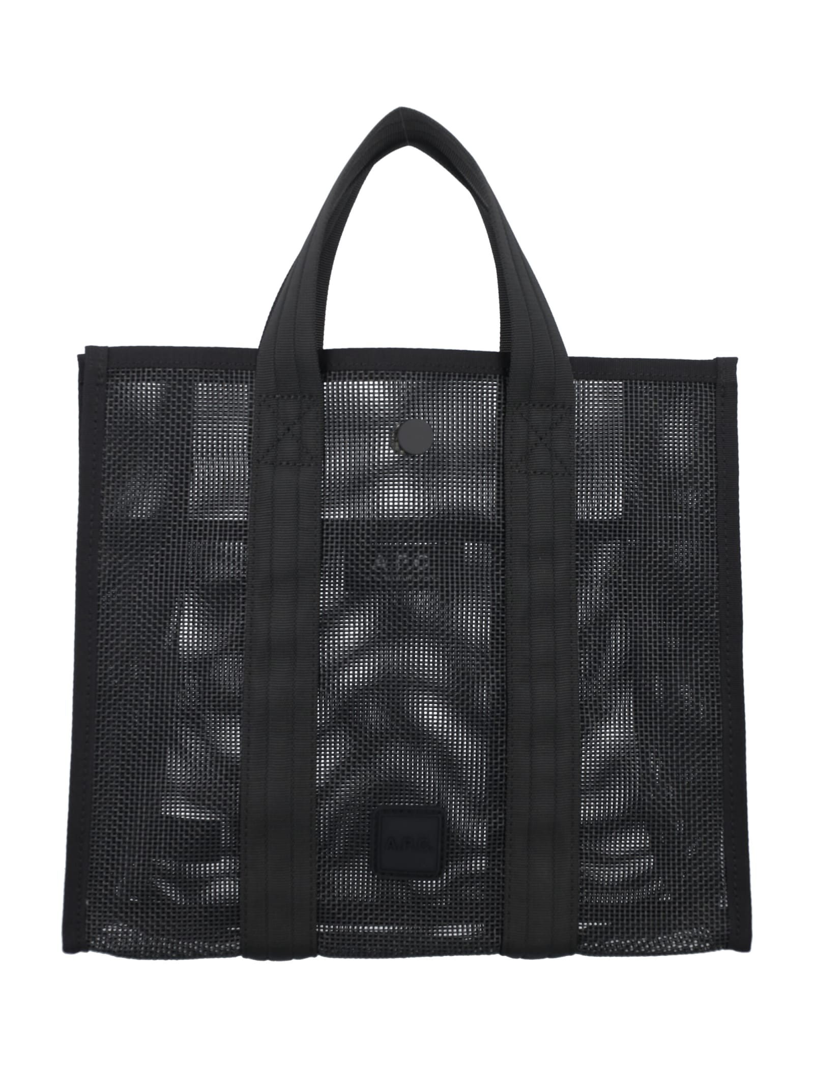 Shop Apc Cabas Louise Tote Bag In Black