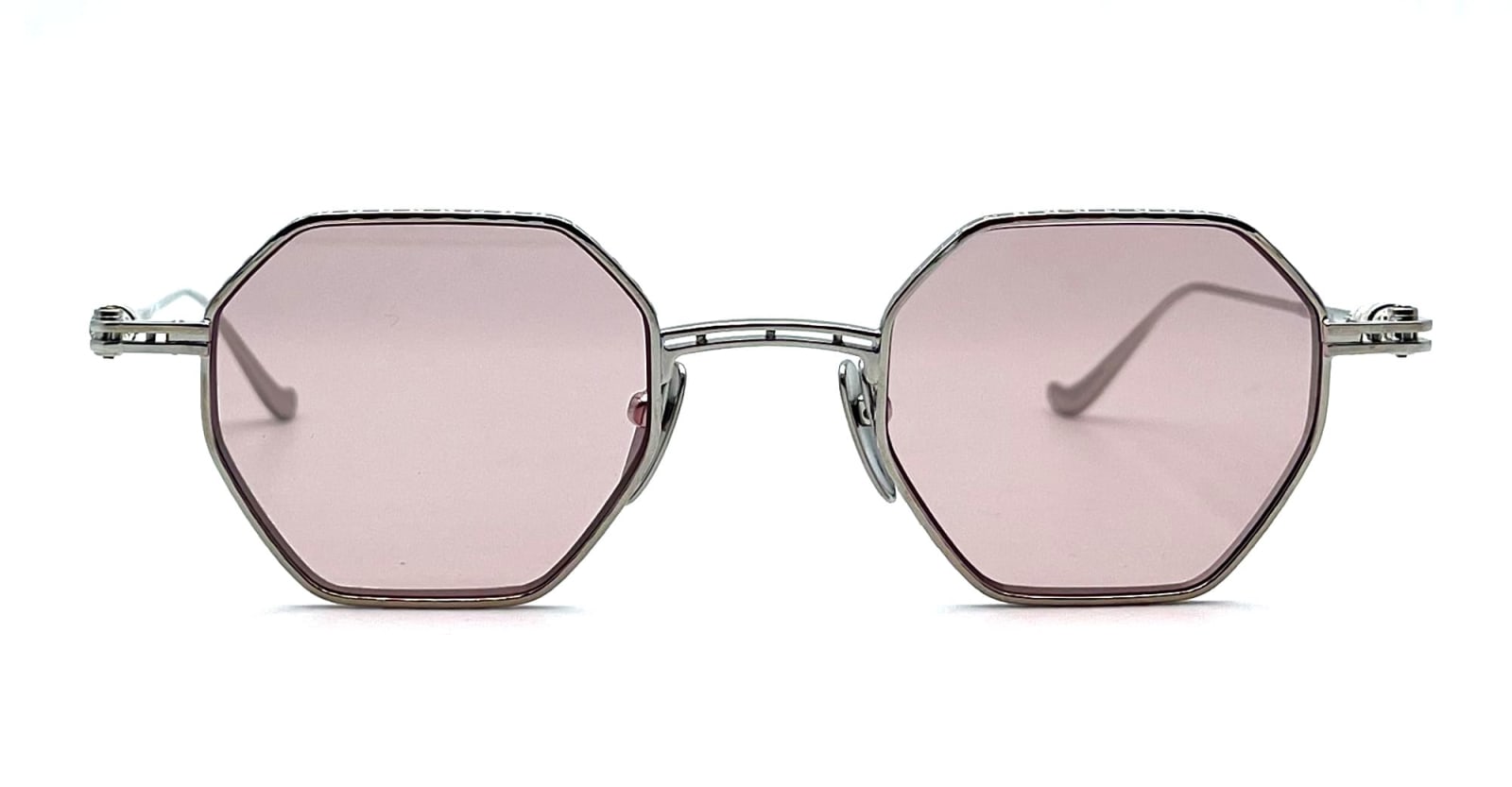Shop Chrome Hearts Evaculation - Shiny Silver Sunglasses