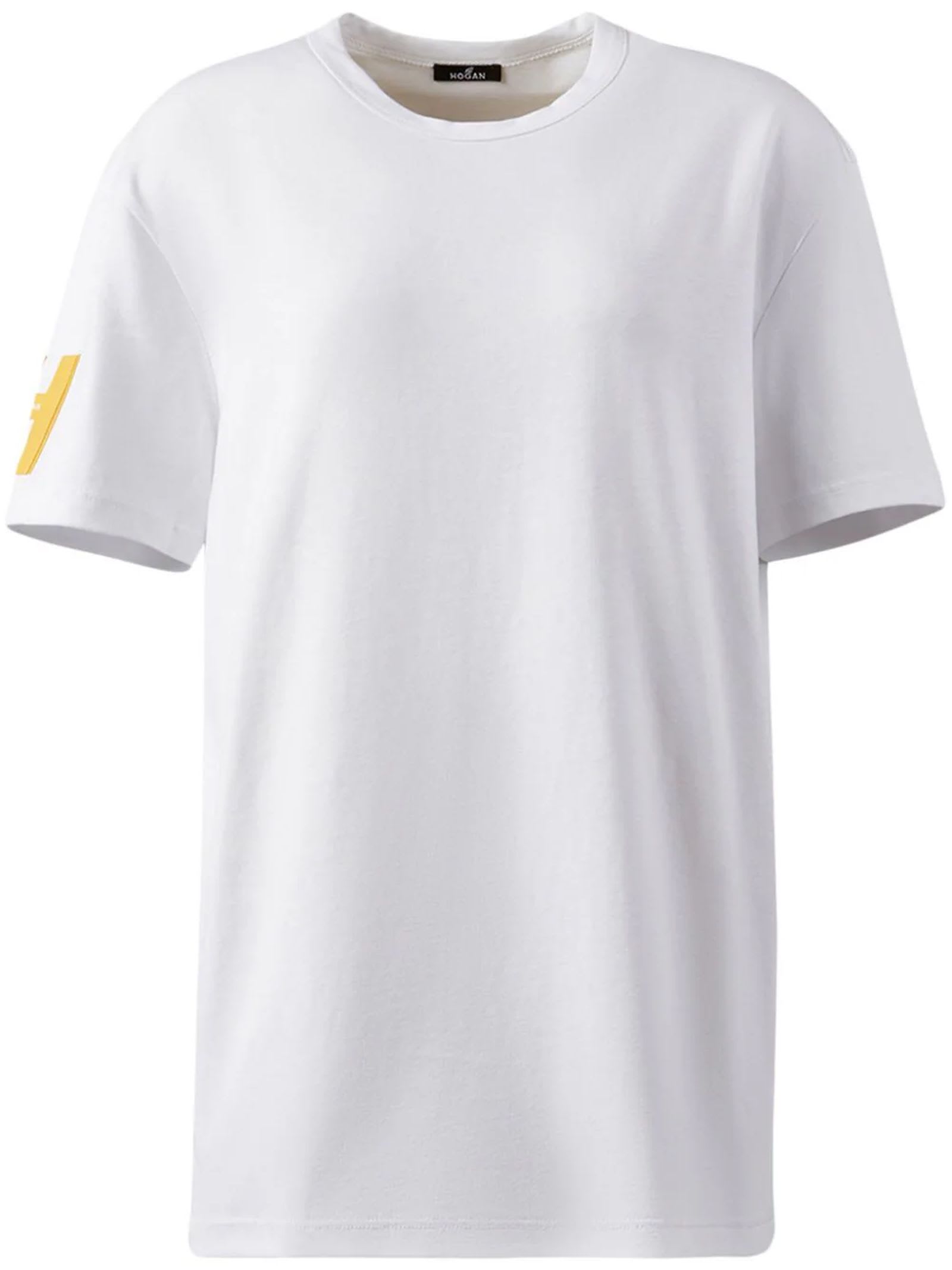 Shop Hogan T-shirts And Polos White