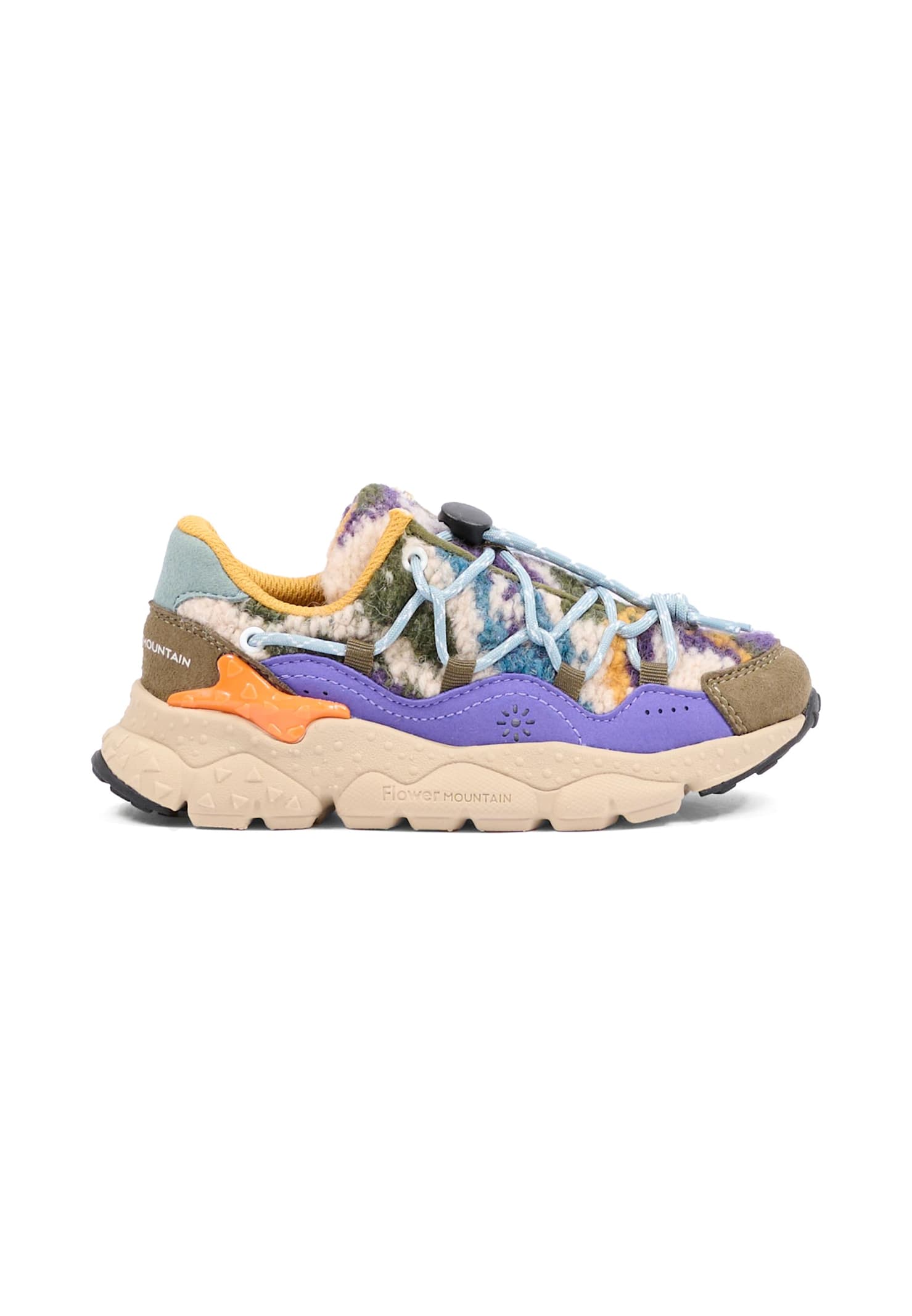 Flower Mountain Multicolor Sneakers For Kids In Multi