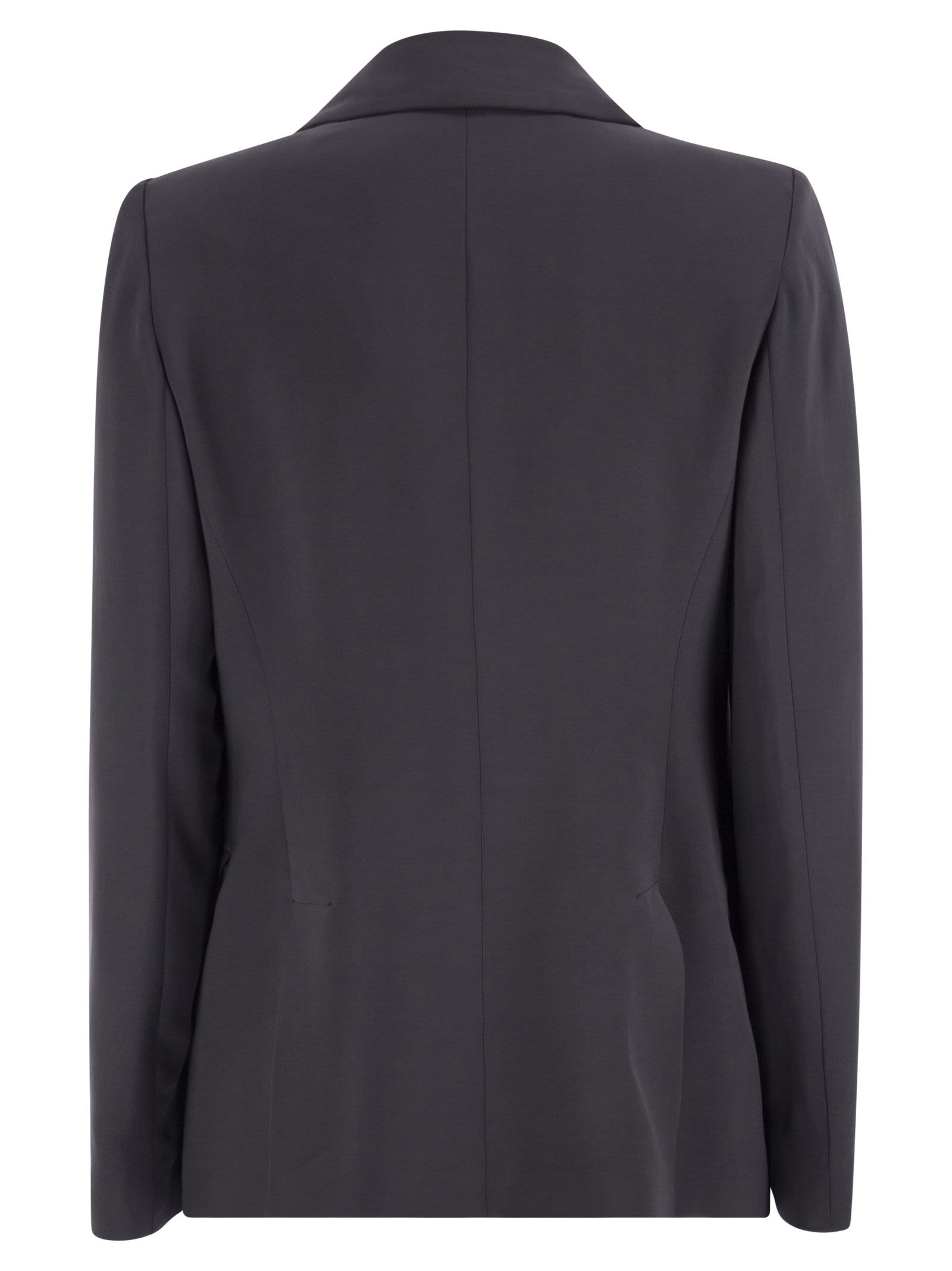 PESERICO STRETCH VISCOSE CADY BLAZER