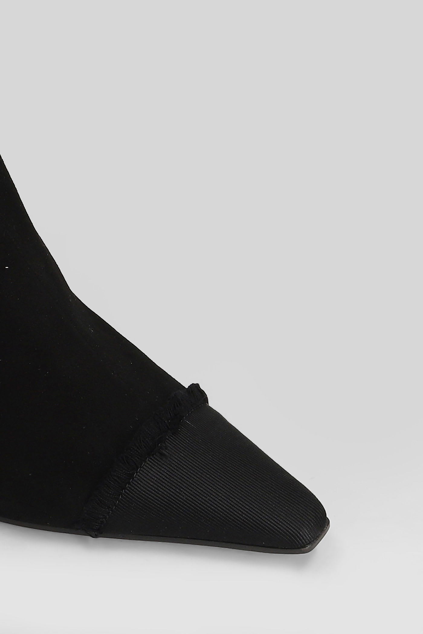 Roberto Festa Evari High Heels Ankle Boots In Black Suede In Black