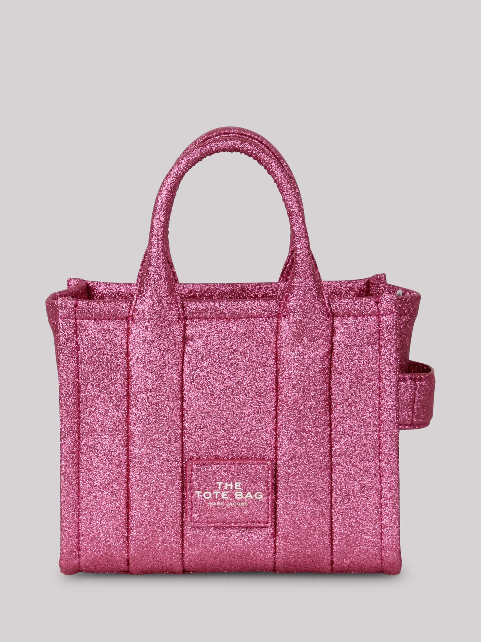 Marc Jacobs The Galactic Glitter Mini Tote Bag In Pink