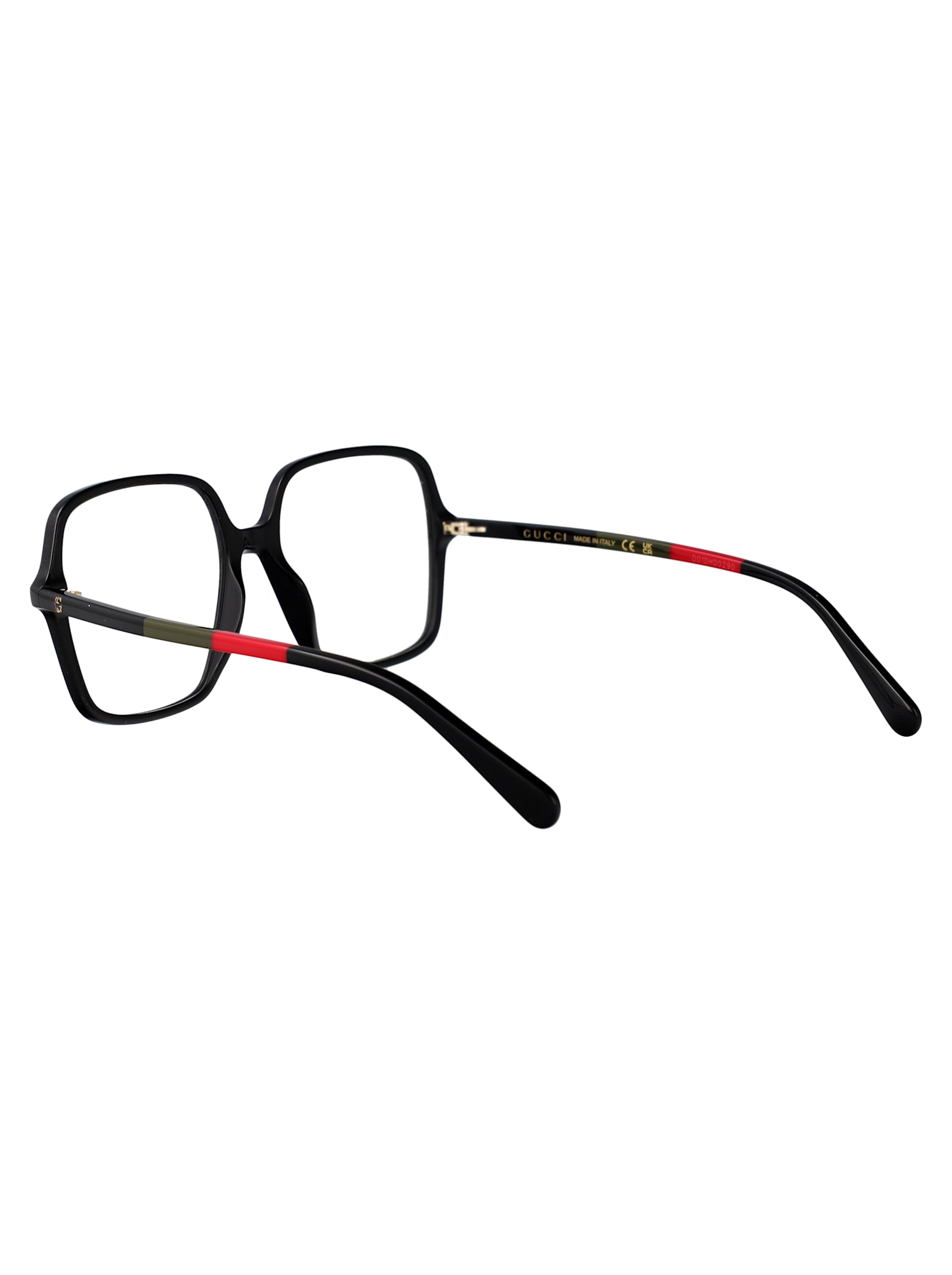 Gucci Gg1271o Glasses In Black-black-transparent