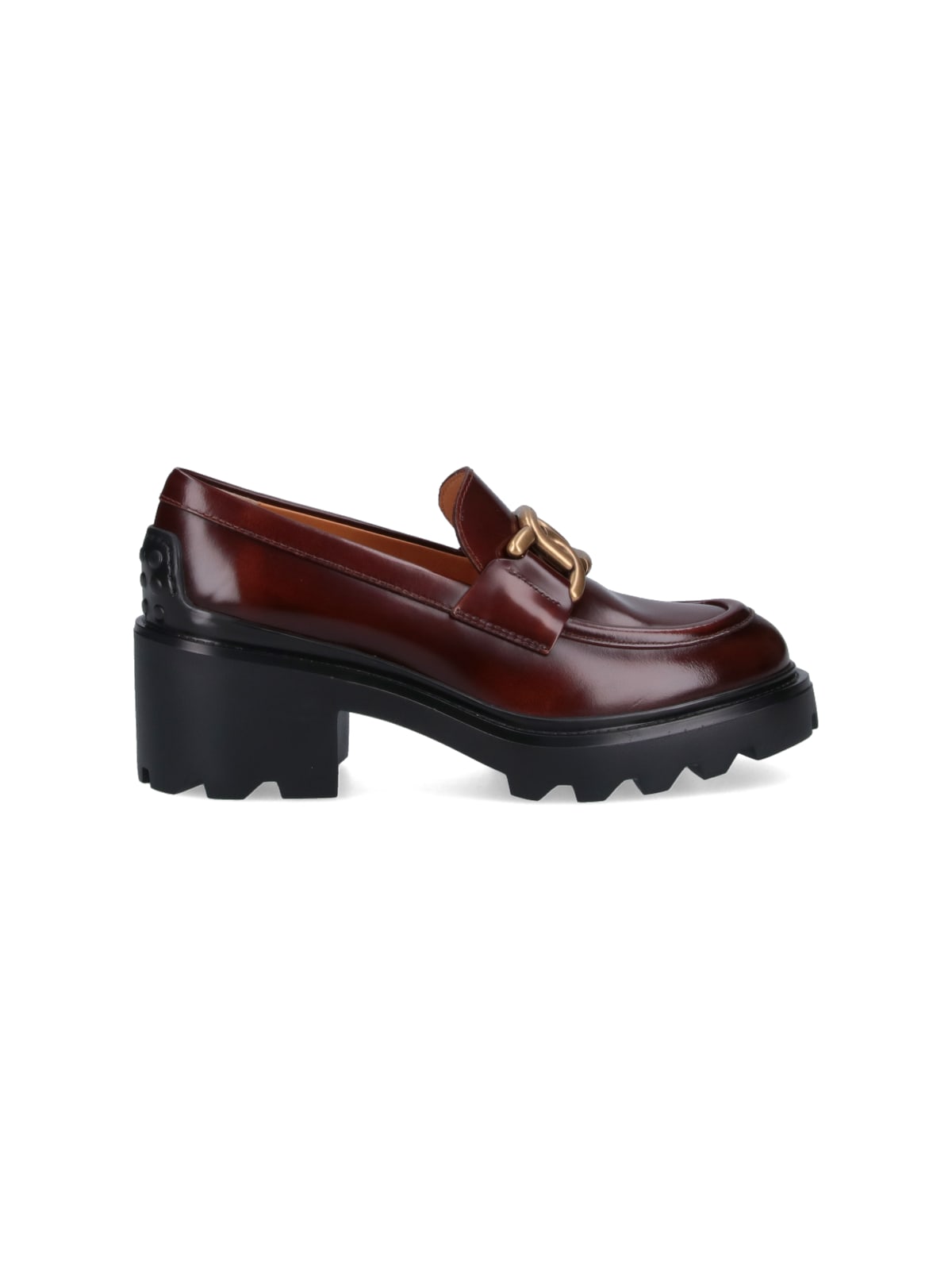 Tod's Flat Shoes In Cuoio Scuro