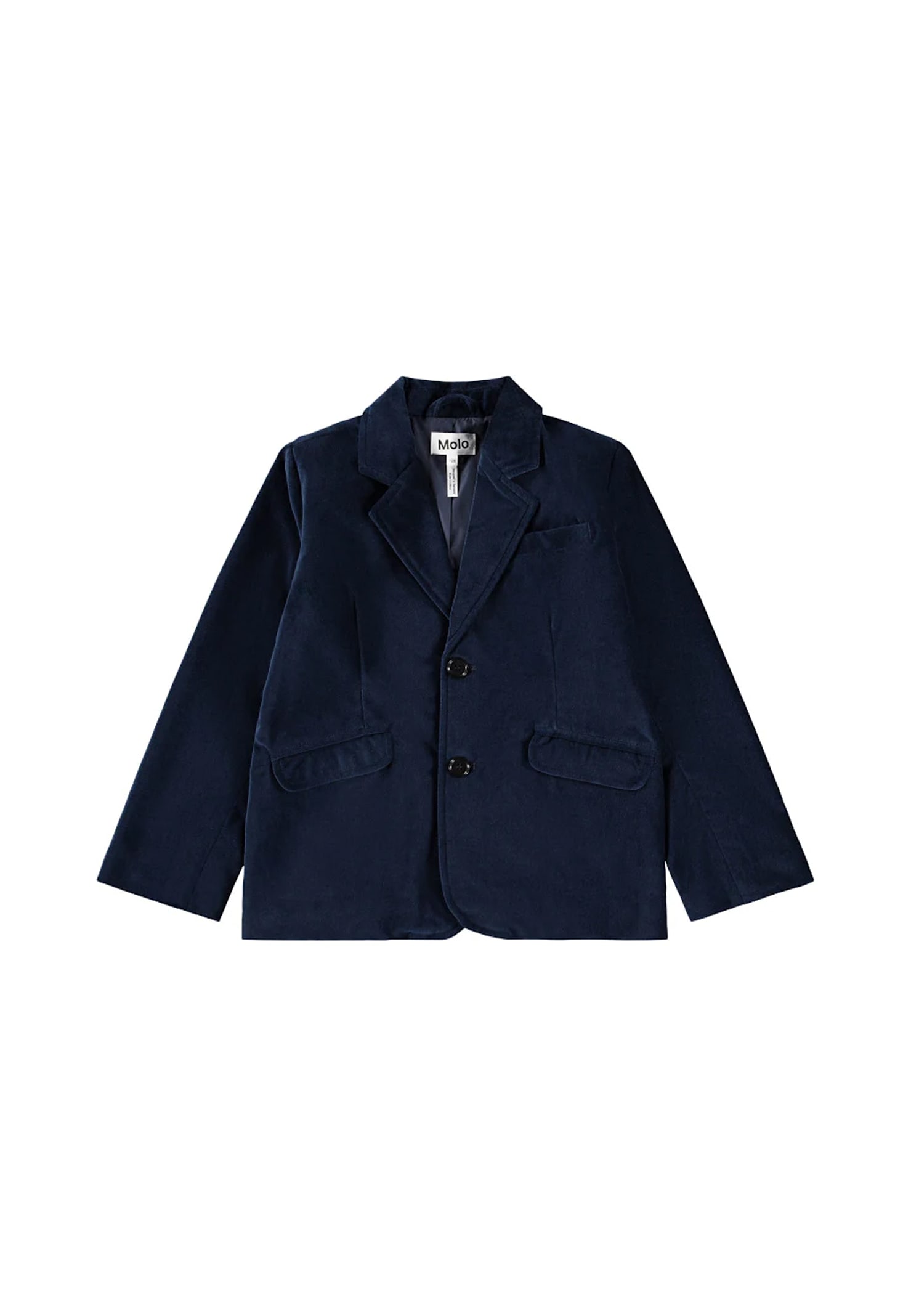 Molo Blue Jacket For Boy In Blue