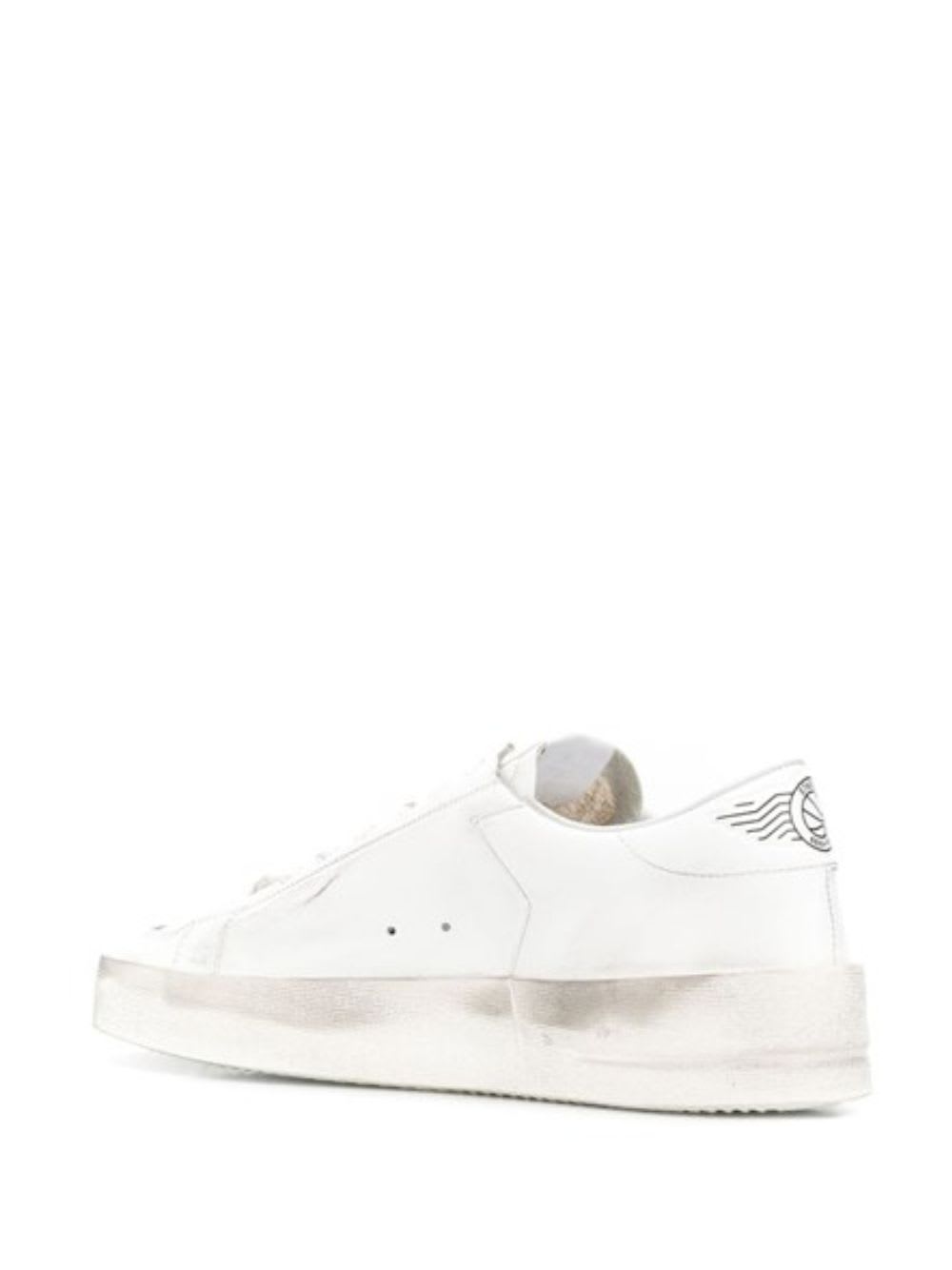 Shop Golden Goose Stardan Sneakers In Optic White
