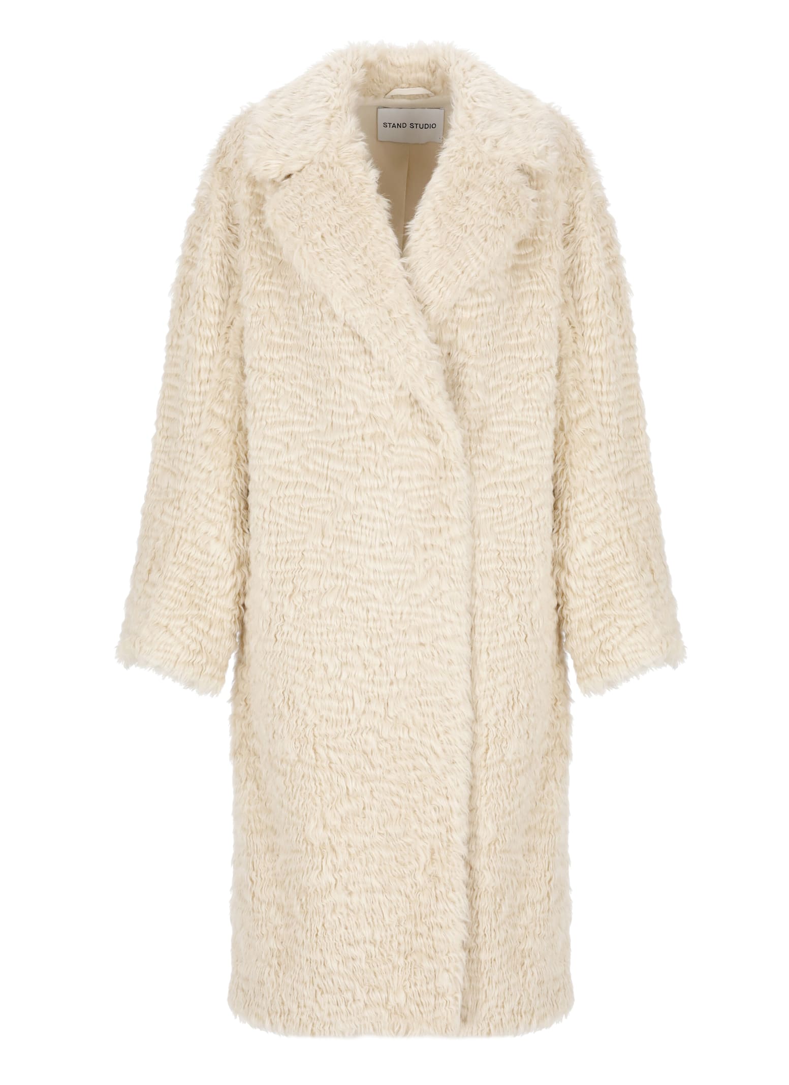 Shop Stand Studio Nicole Coat In Ivory