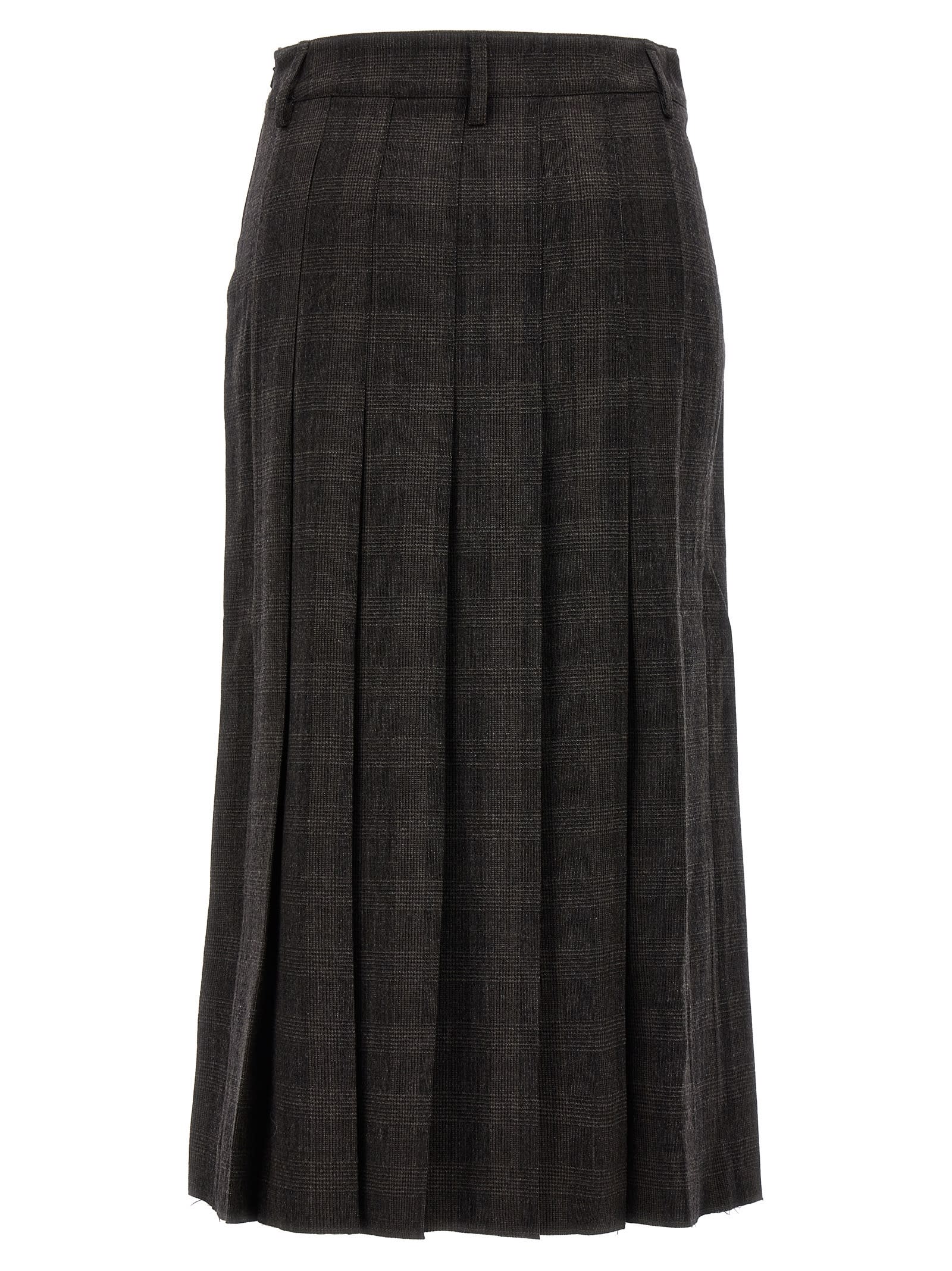 Shop 16arlington Nimue Midi Skirt In Gray