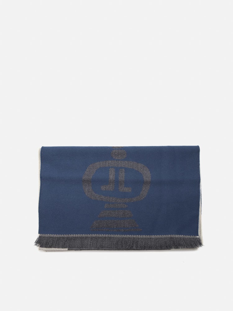 Lanvin Wool Scarf With Inlay Logo