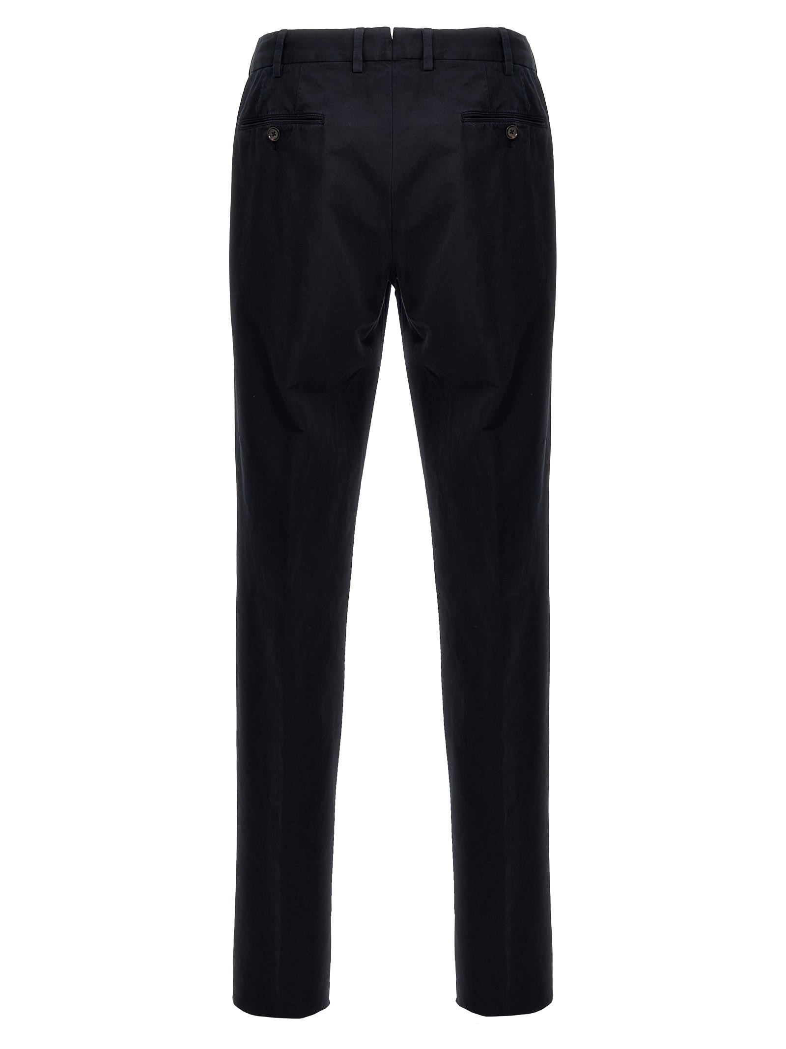 Shop Zegna Summer Chino Pants In Blue