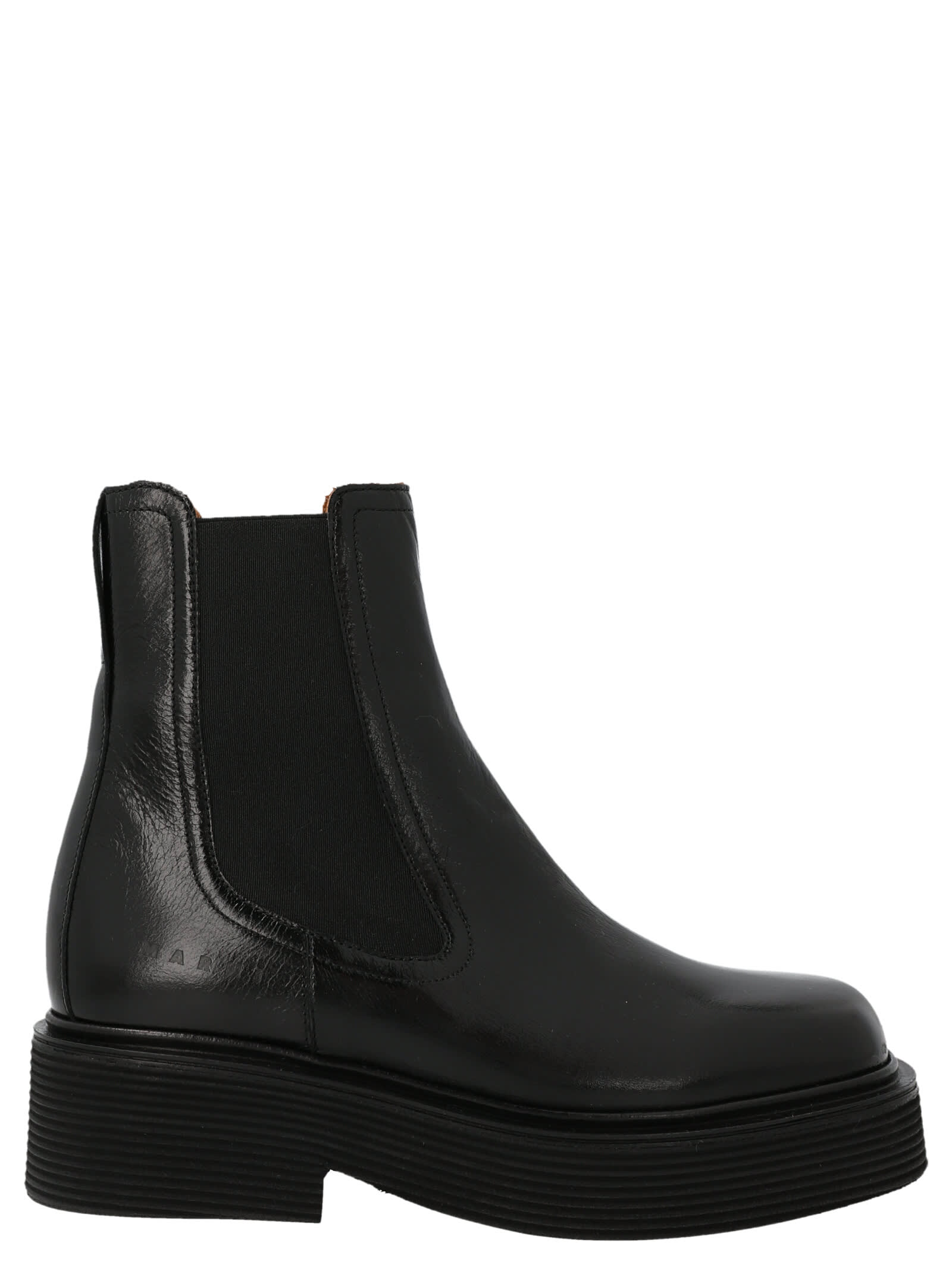 Marni Leather Chelsea Boots