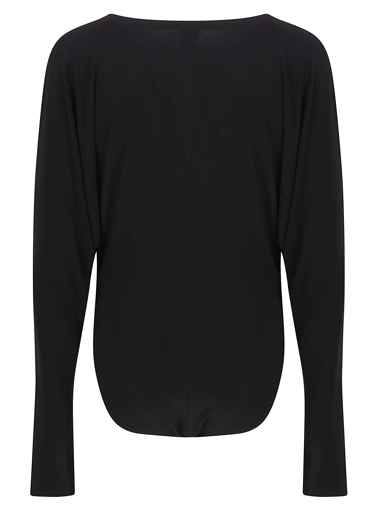 Norma Kamali V-neck Bodysuit In Black