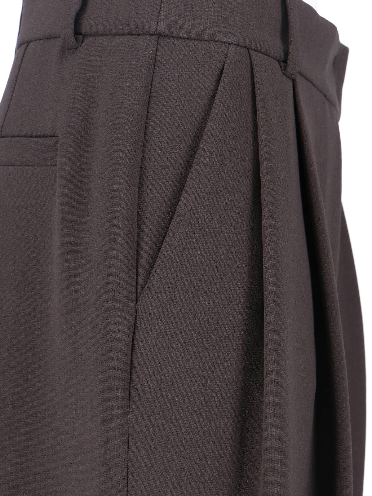 Giorgio Armani Straight Trousers With Pleats And Pockets In Blue