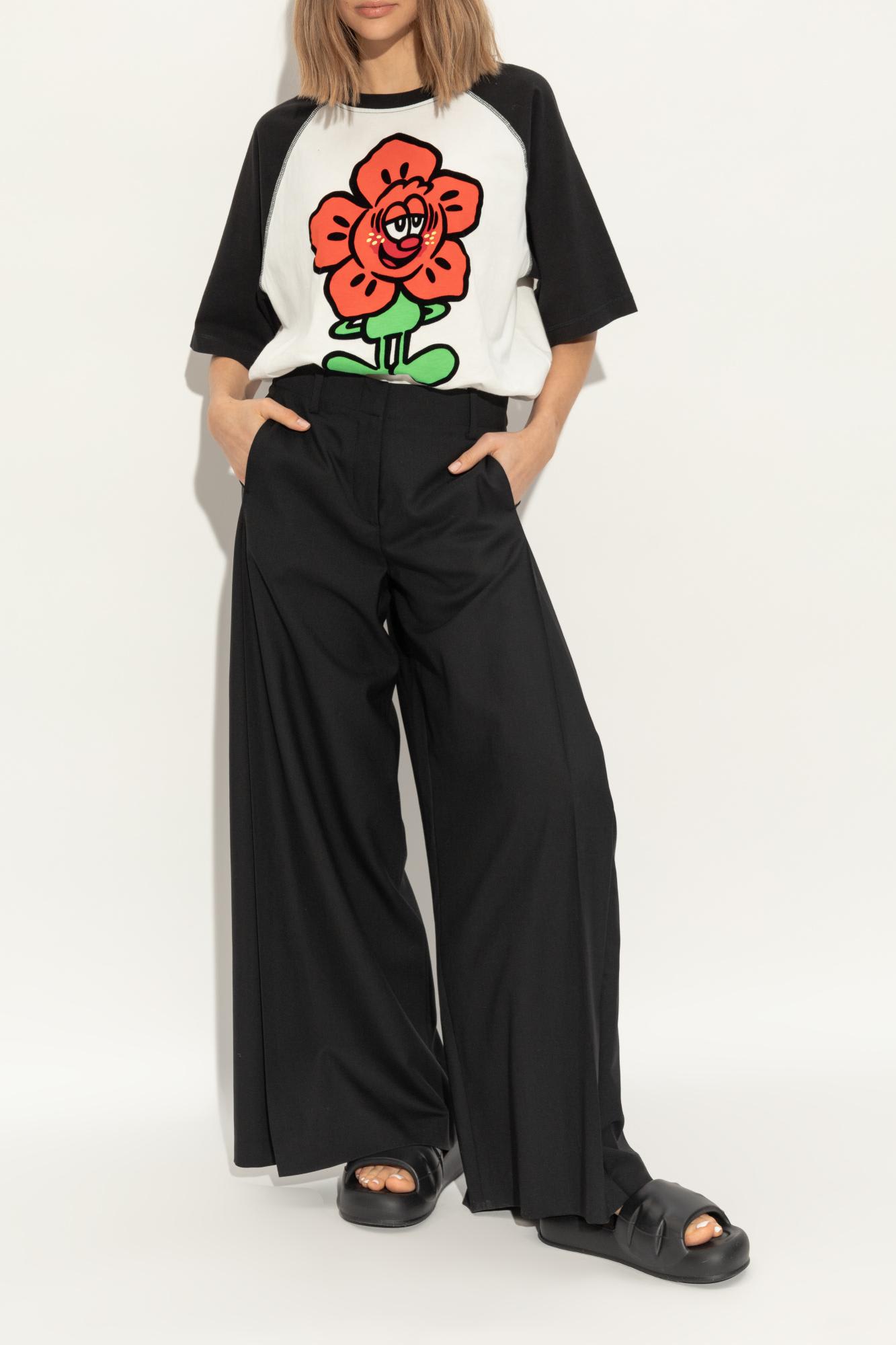 Kenzo Tiger Pool Mules In Black