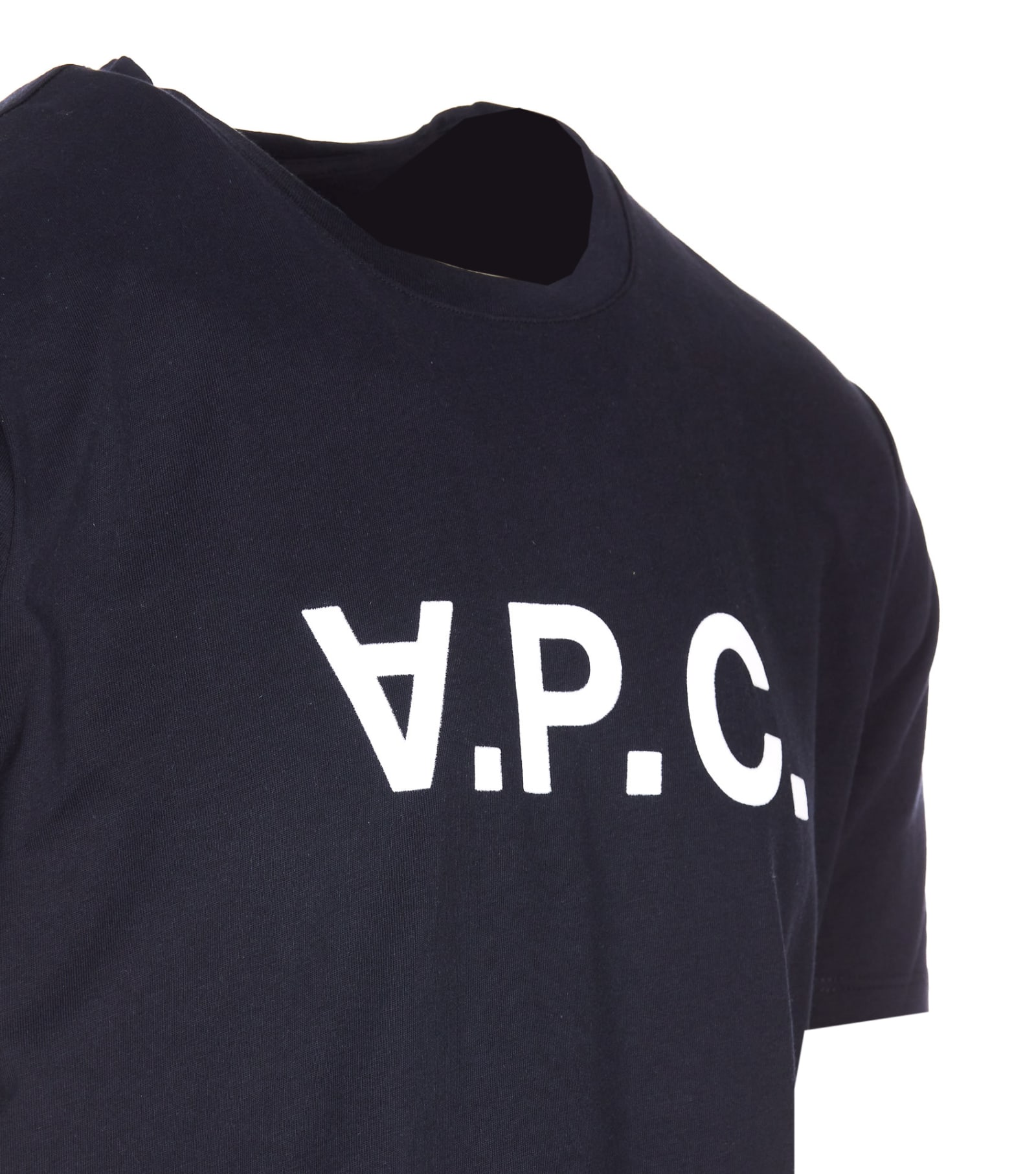 Shop Apc Vpc Logo T-shirt In Blue