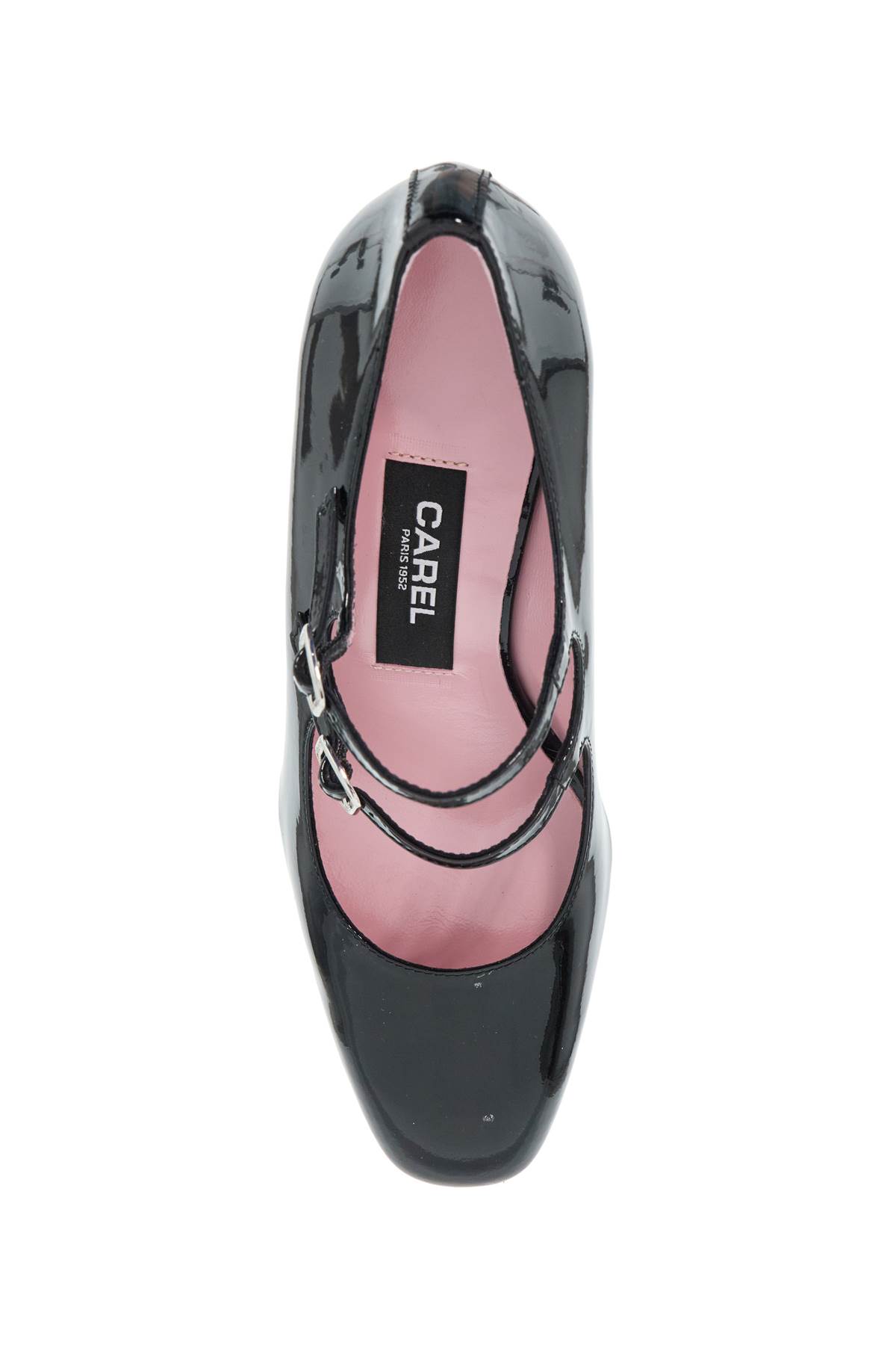 Shop Carel Mary Jane Alice In Patent Leather In Black Patent (black)