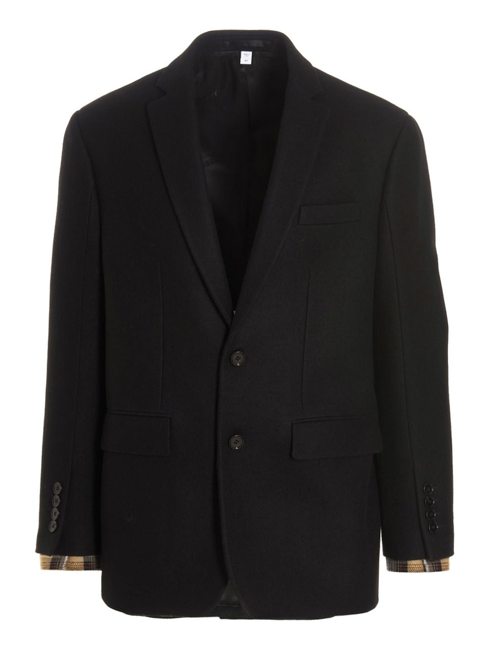 Burberry Wool Tailored Blazer Jacket