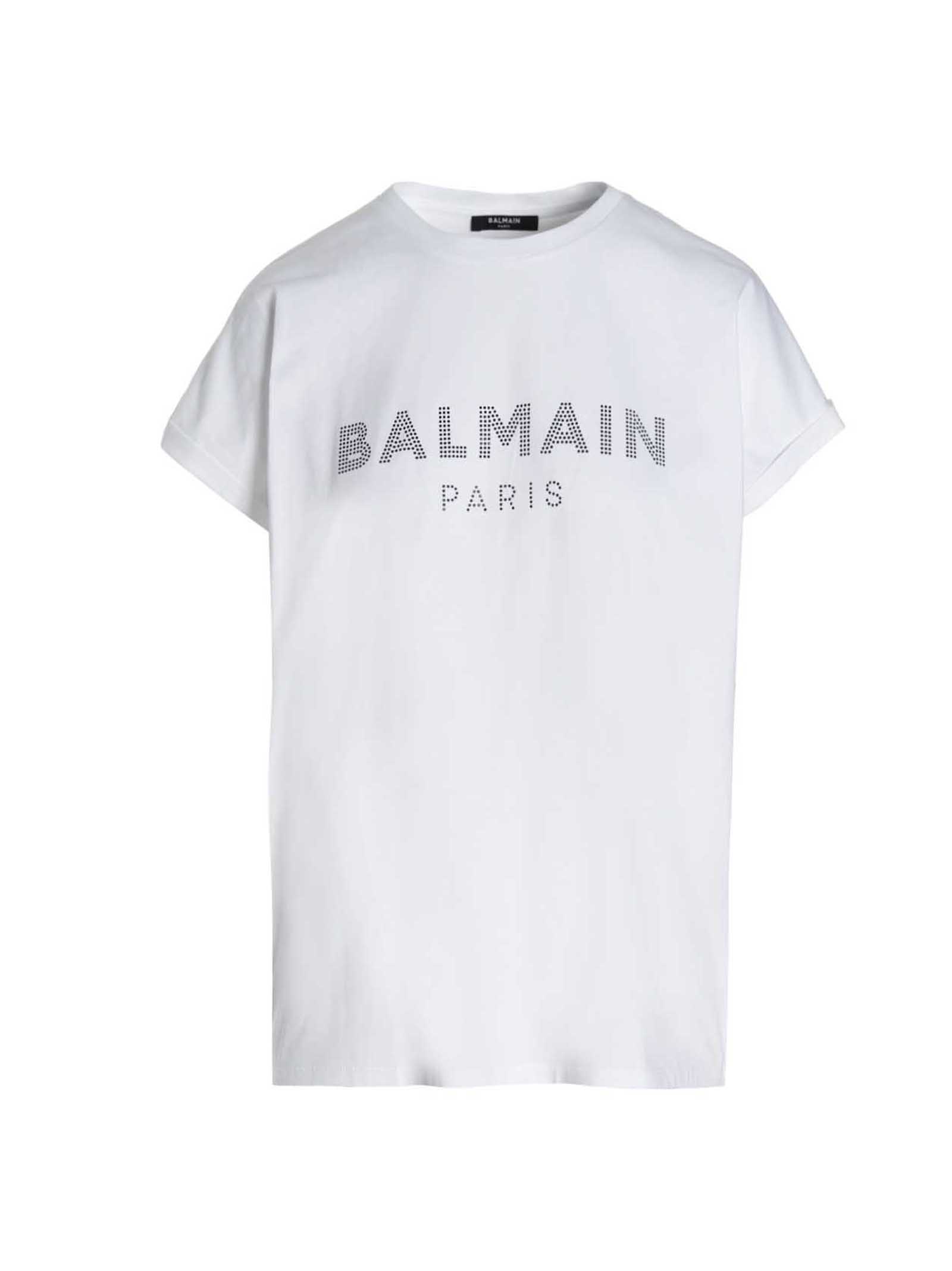 Balmain Logo Lettering T-shirt