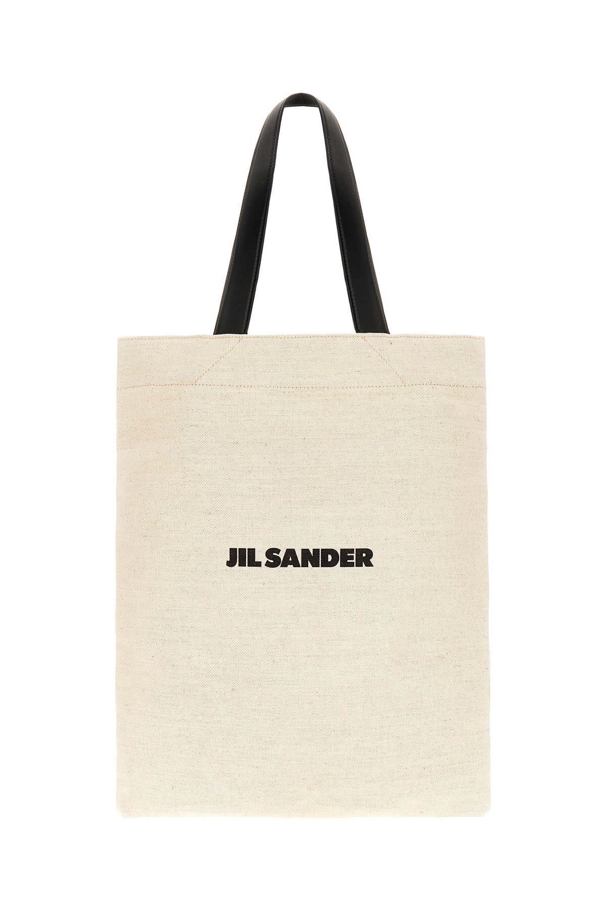 Shop Jil Sander Sand Canvas Shopping Bag In 280