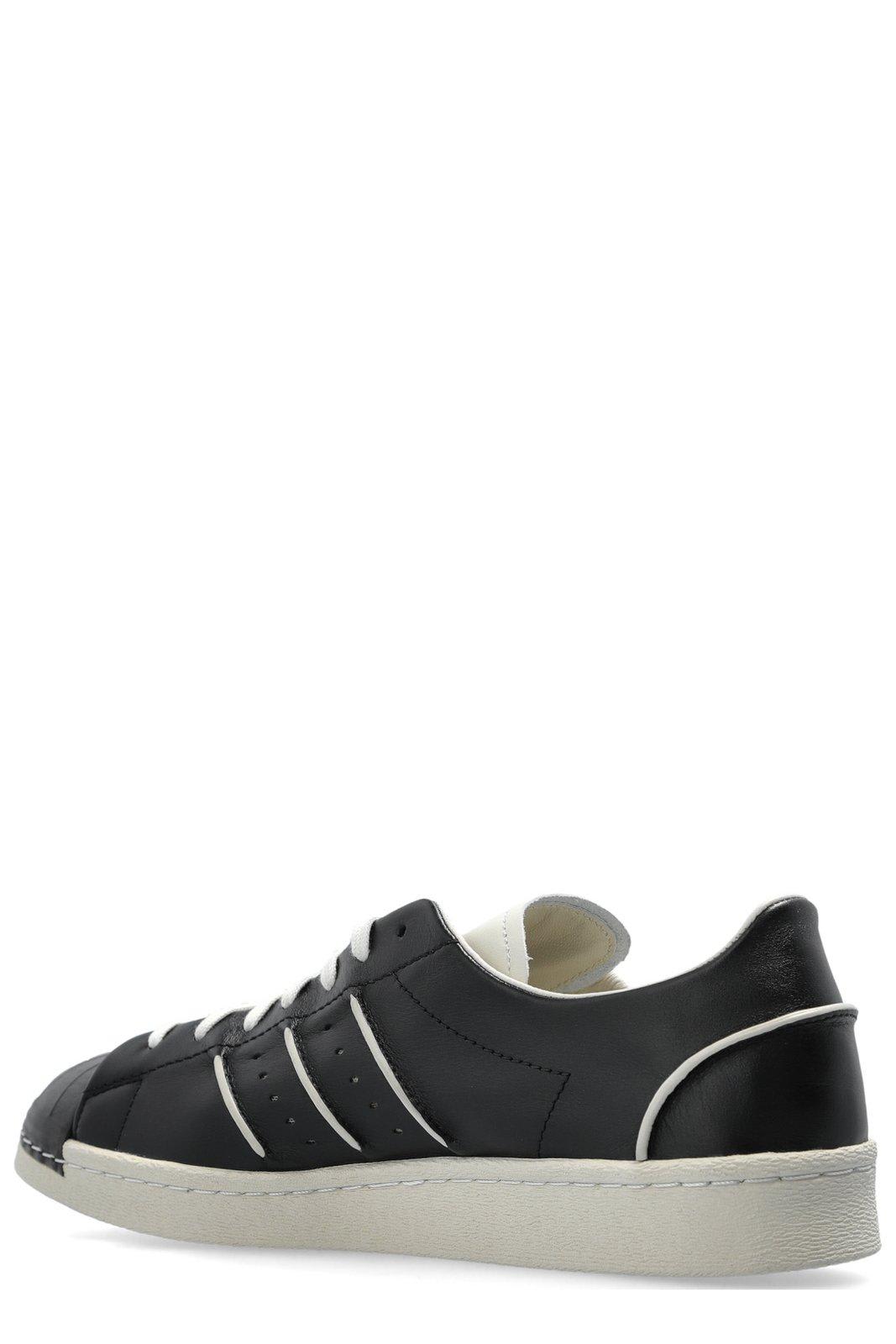 Y-3 Superstar Sneakers In Blackblacktalc