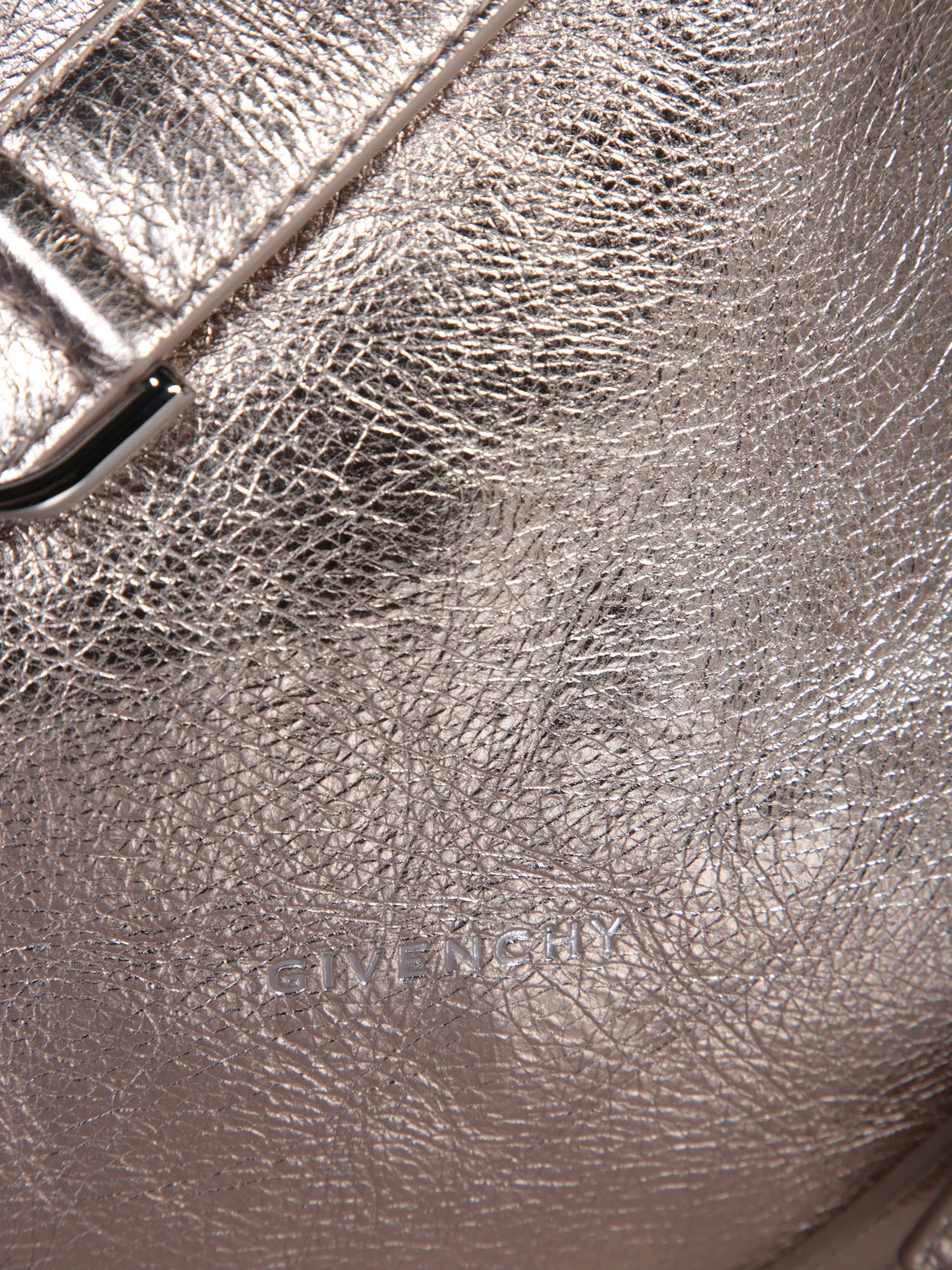 Givenchy Voyou Medium Bag In Metallic
