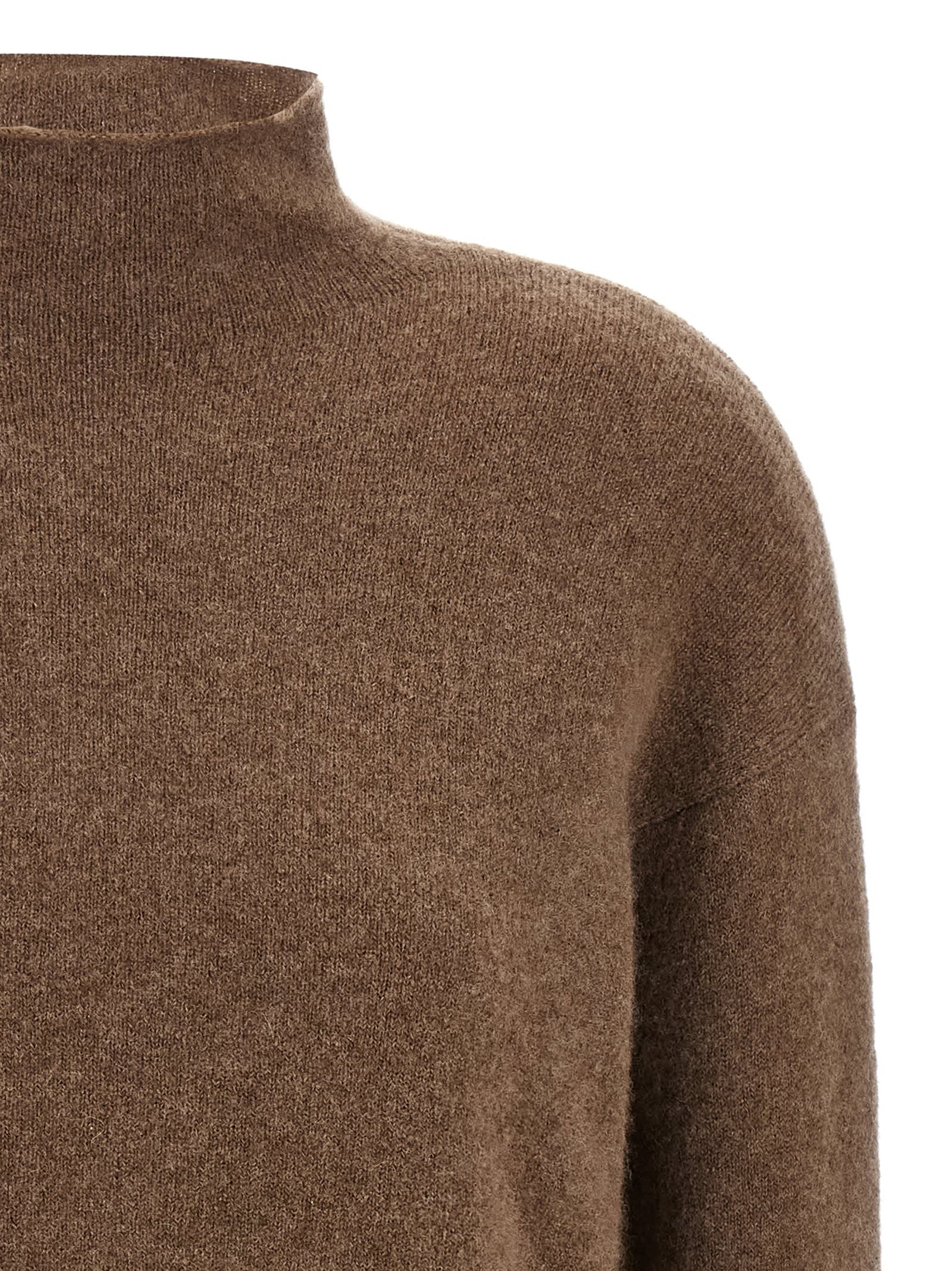 Max Mara Gianna Turtleneck Sweater In Brown