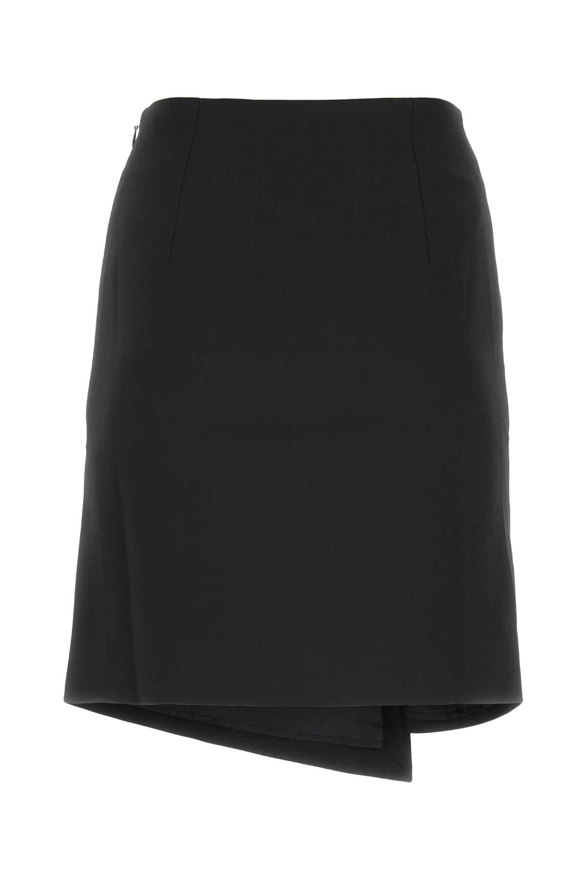 Shop Remain Birger Christensen Black Stretch Polyester Blend Skirt