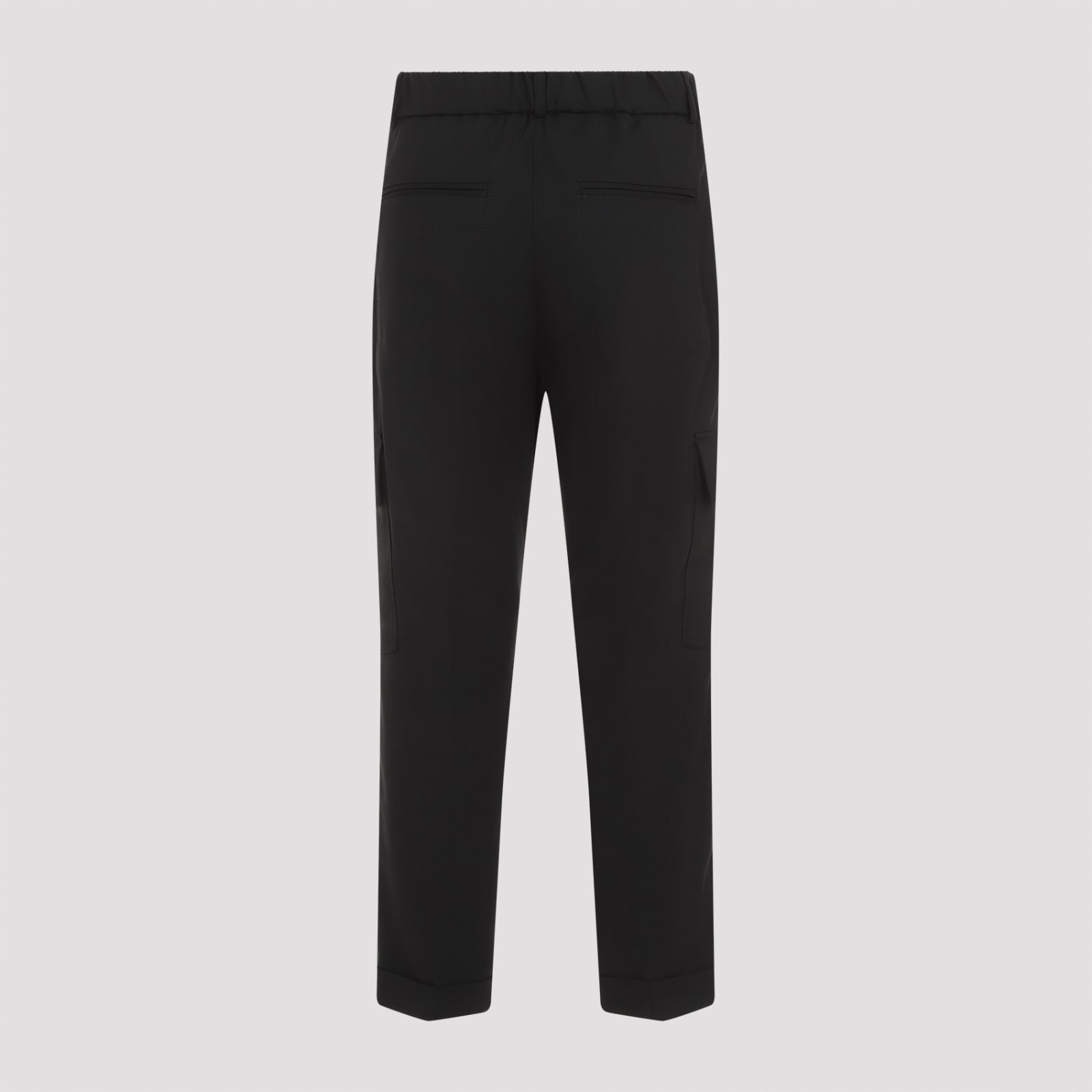 Peserico Cargo Pants Women In Nero