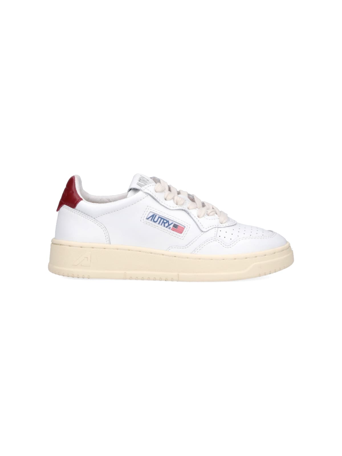 Shop Autry Medalist Low Sneakers In White