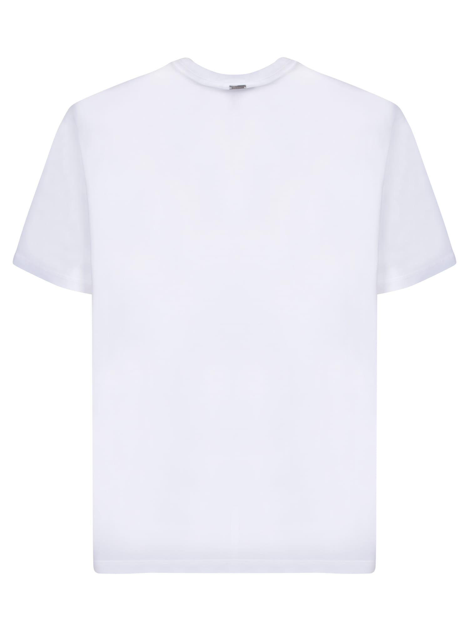 Shop Herno Superfine Cotton Stretch White T-shirt