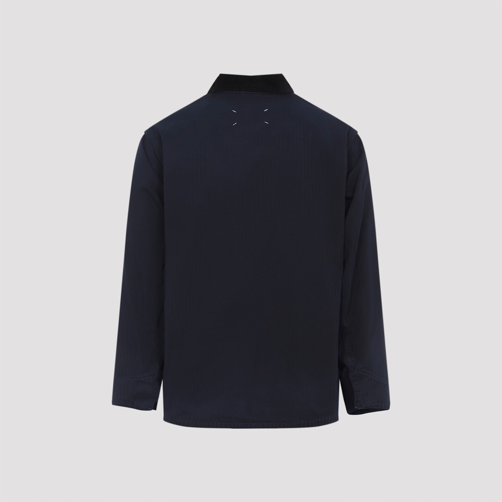 Maison Margiela Tailored Sports Jacket With Collar And Long Sleeves In Multi