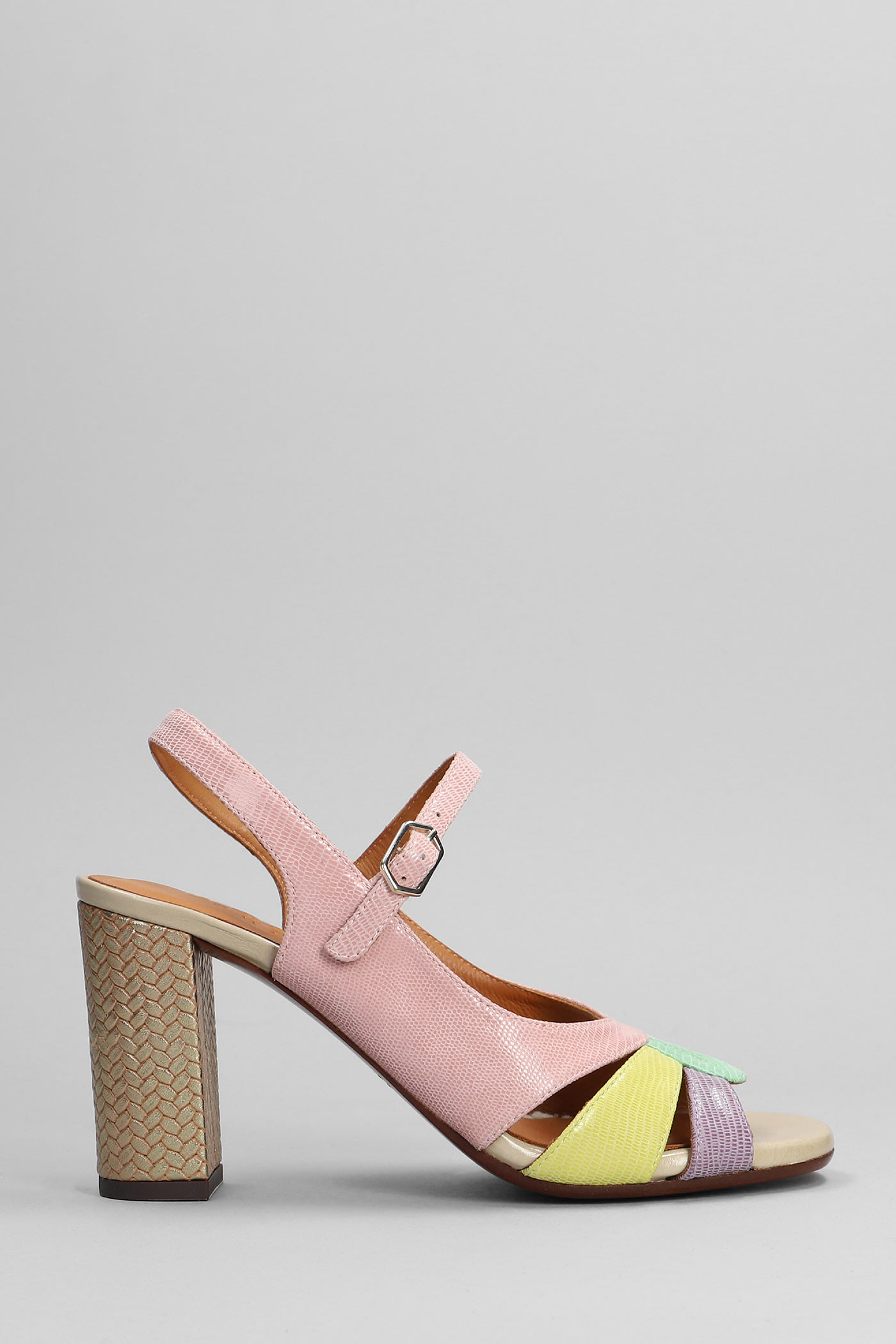 Chie Mihara Badena Sandals In Multicolor Leather