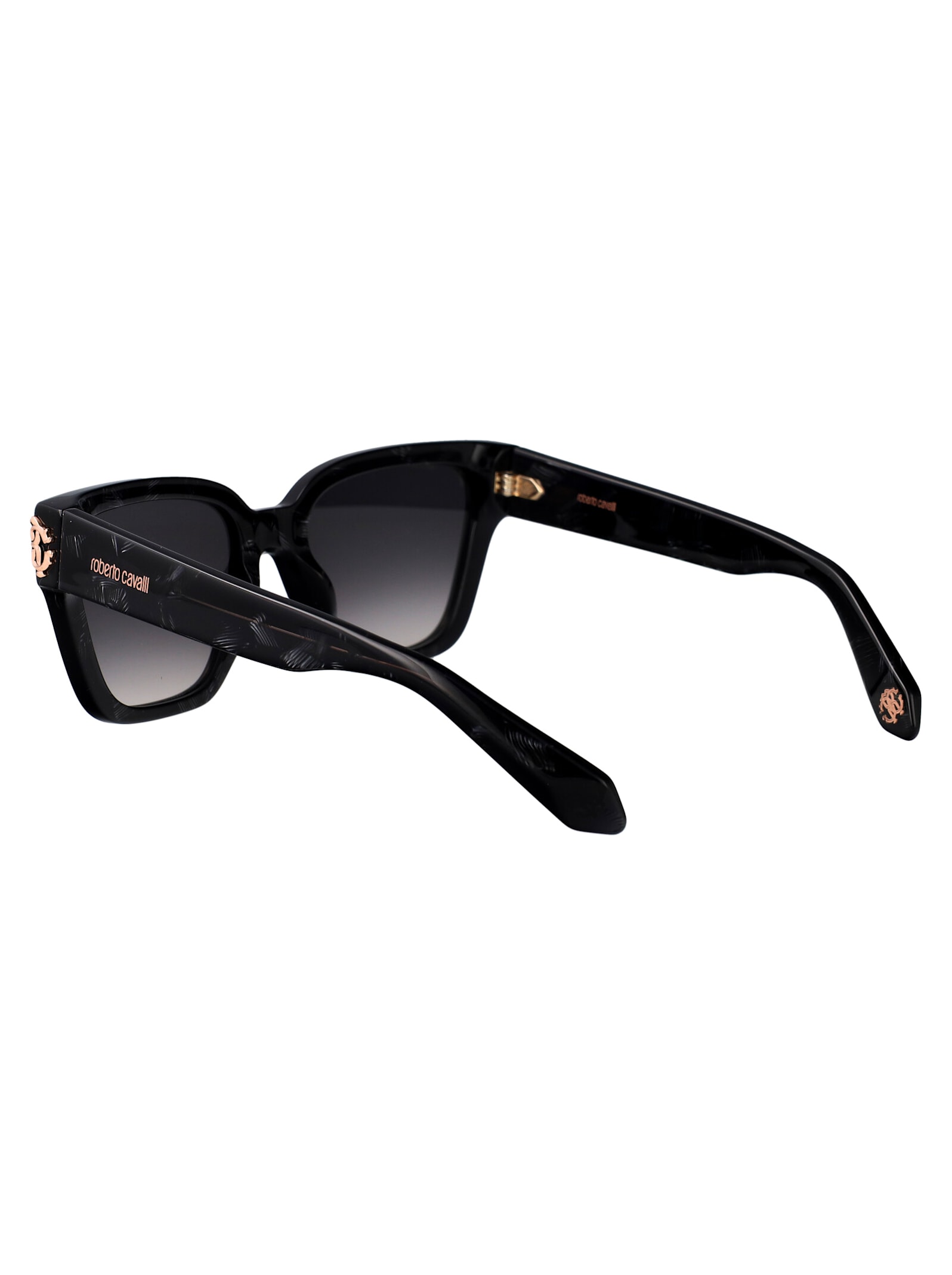Roberto Cavalli Src066m Sunglasses In Nero