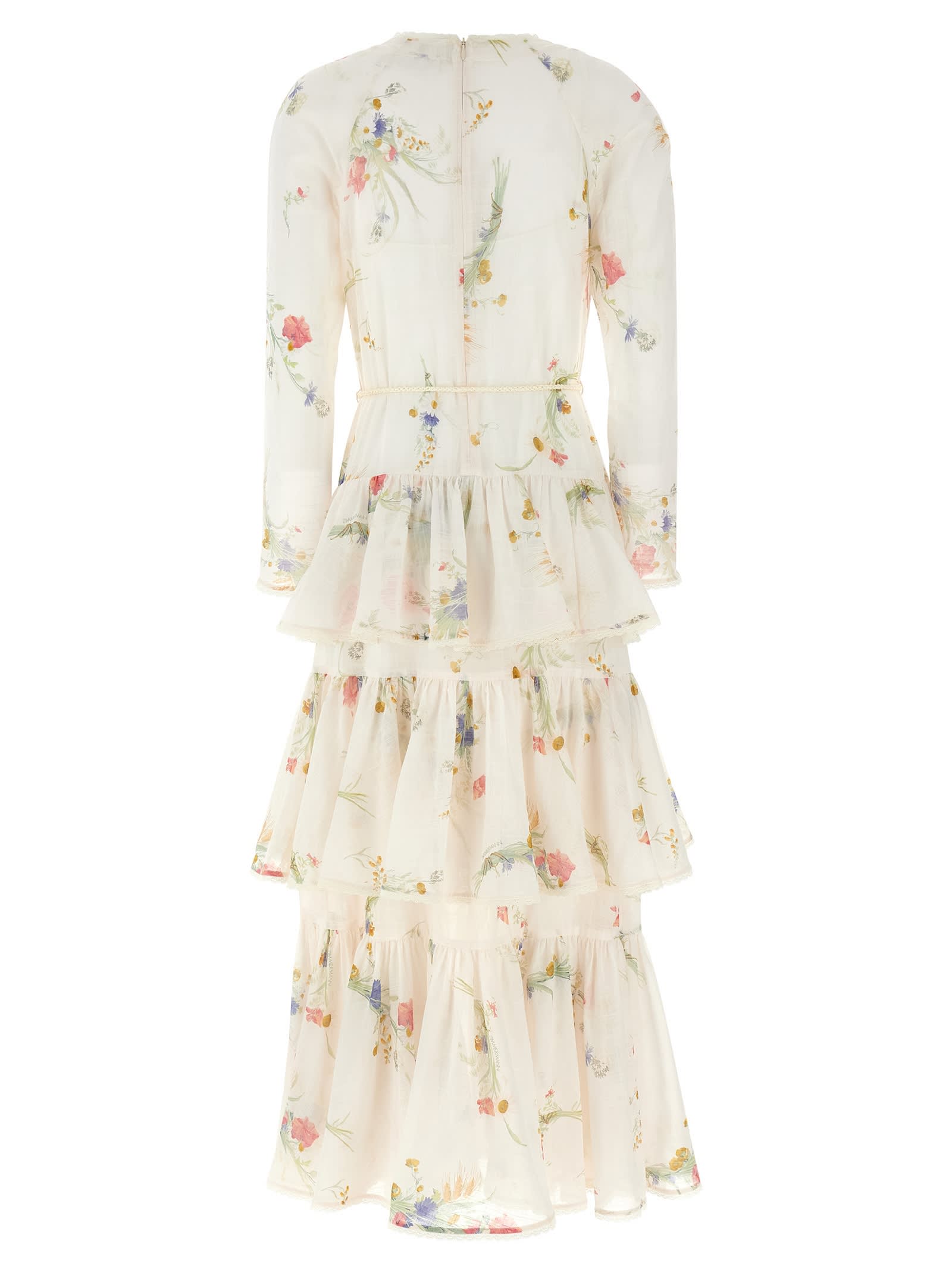Zimmermann Lucky Maxi Dress In Neutral