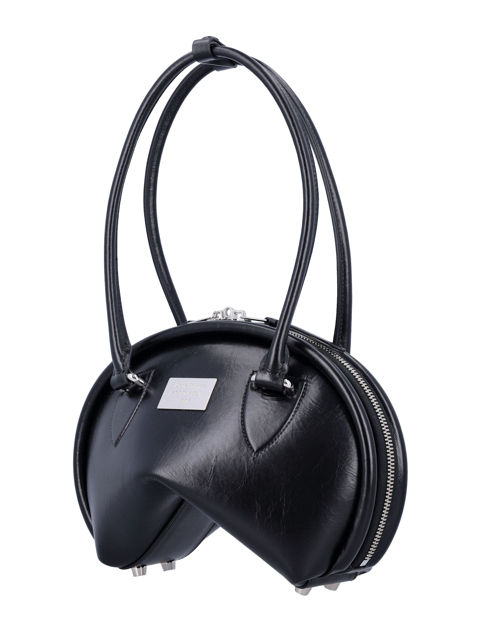 Acne Studios Bowlina Small Shoulder Bag In Black