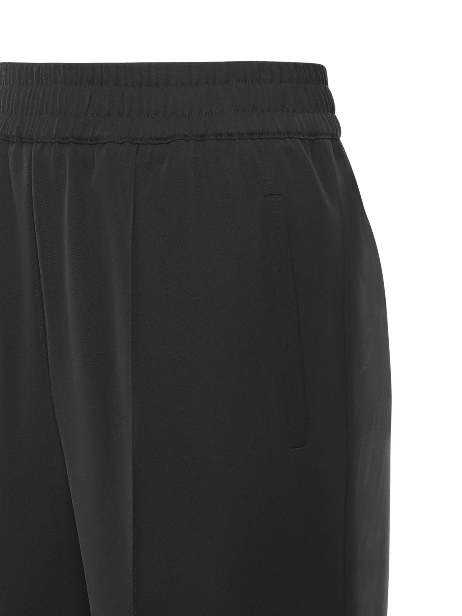 Dolce & Gabbana High-waisted Wide-leg Trousers In Black